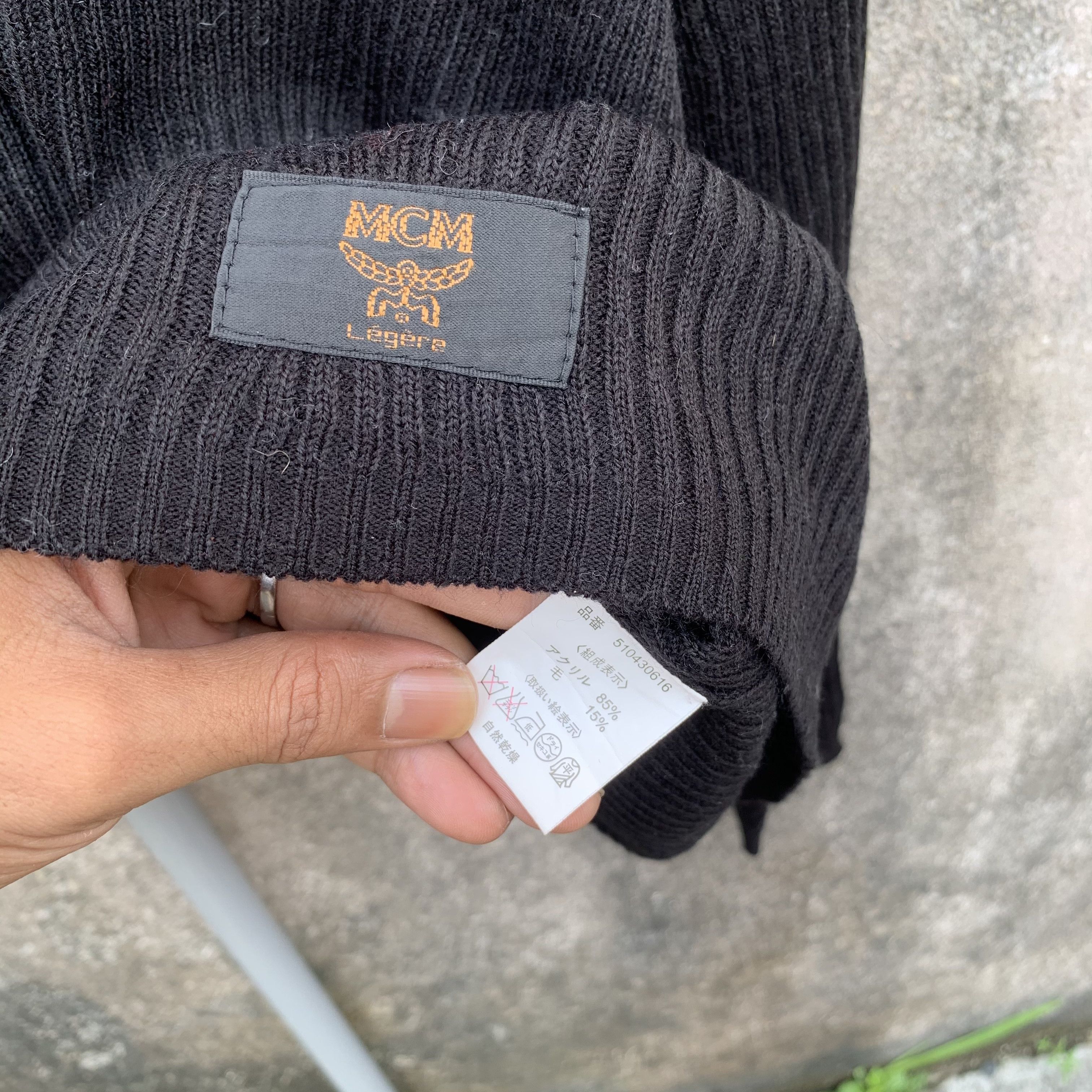 MCM SEND OFFER🍁MCM Legere Knit Jumper Baggy Pullover Sweater Size US L / EU 52-54 / 3 - 8 Thumbnail