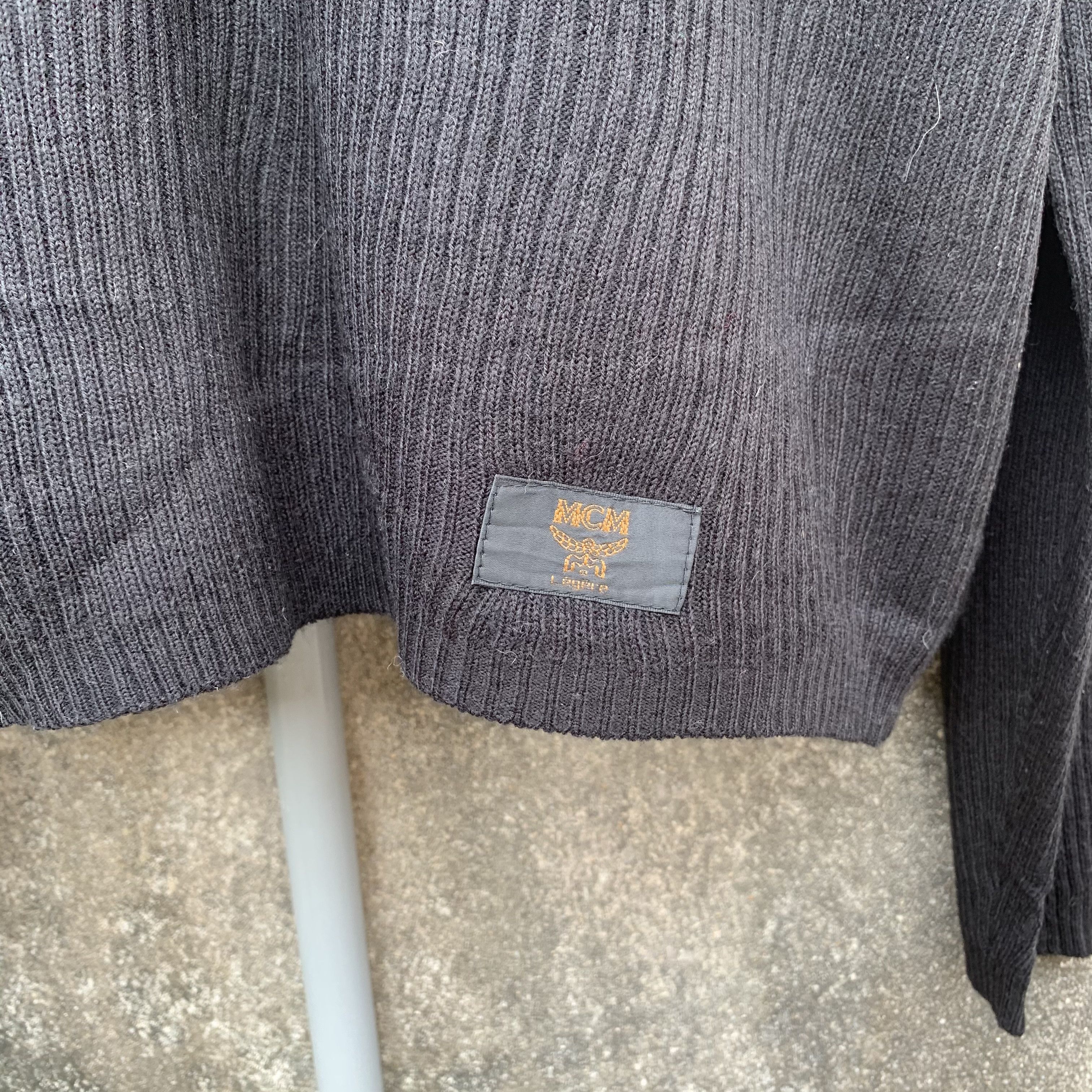 MCM SEND OFFER🍁MCM Legere Knit Jumper Baggy Pullover Sweater Size US L / EU 52-54 / 3 - 4 Thumbnail