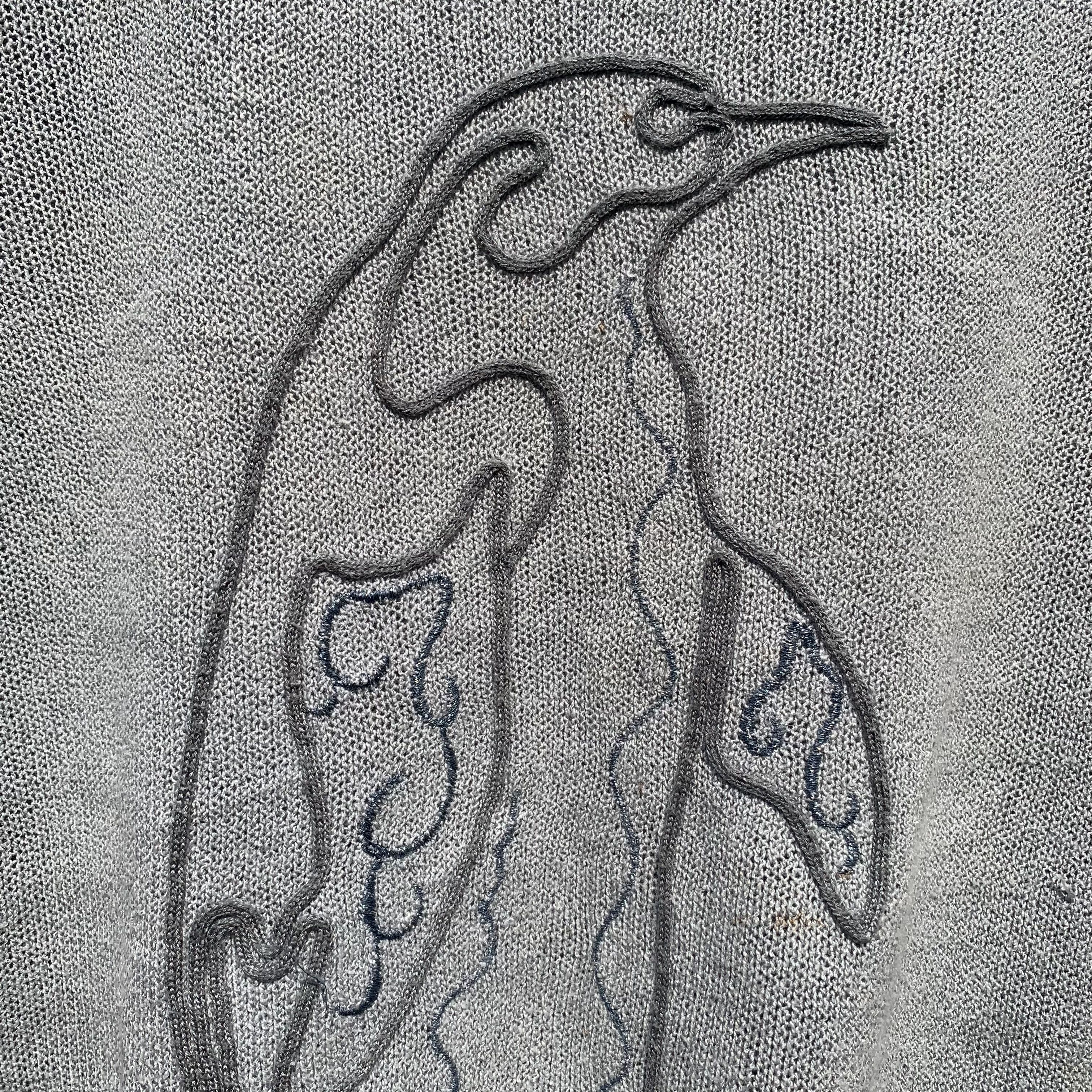 Japanese Brand Ciyena Knit Penguin Embroidery Short Double Breast Sweater Size US M / EU 48-50 / 2 - 5 Thumbnail