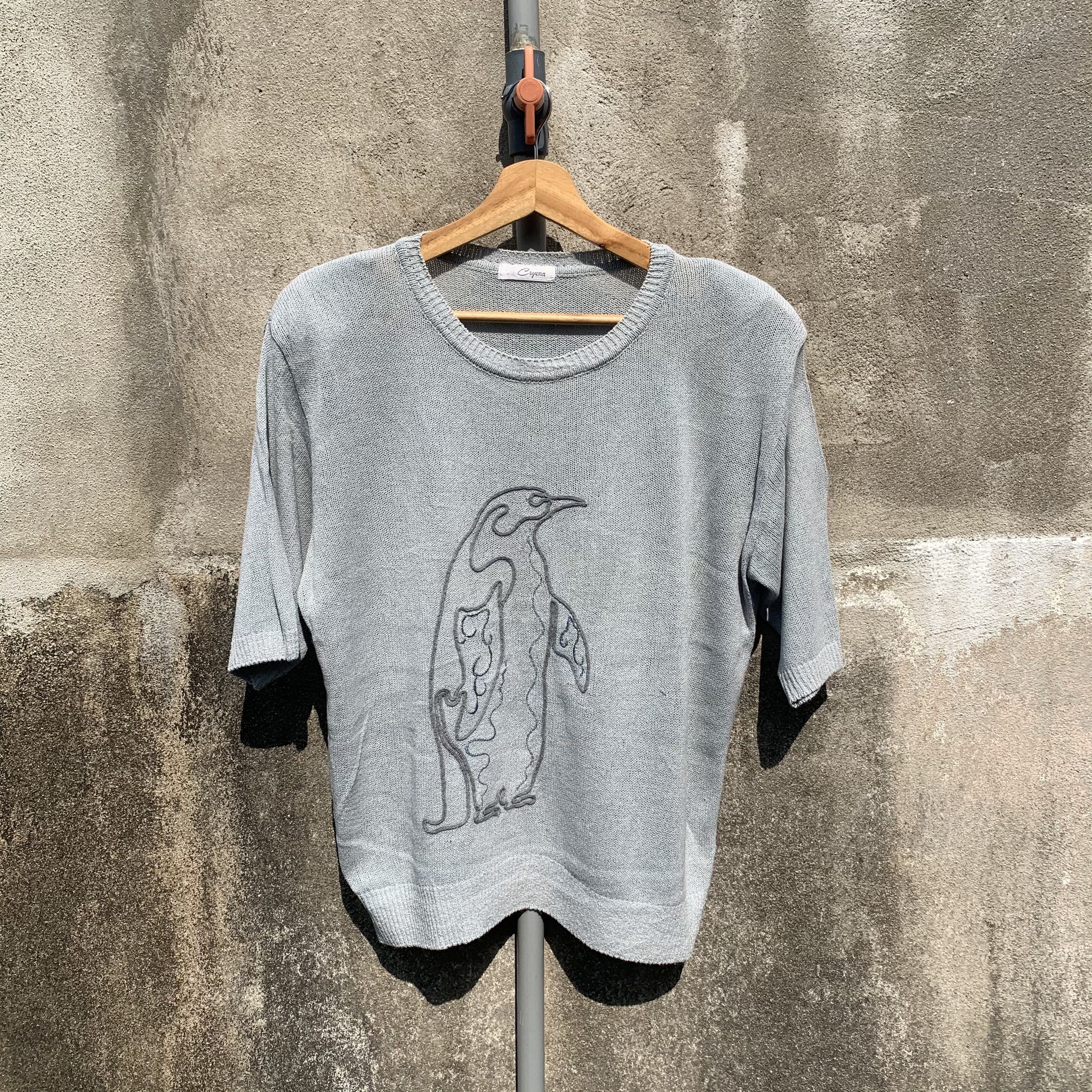 Japanese Brand Ciyena Knit Penguin Embroidery Short Double Breast Sweater Size US M / EU 48-50 / 2 - 1 Thumbnail