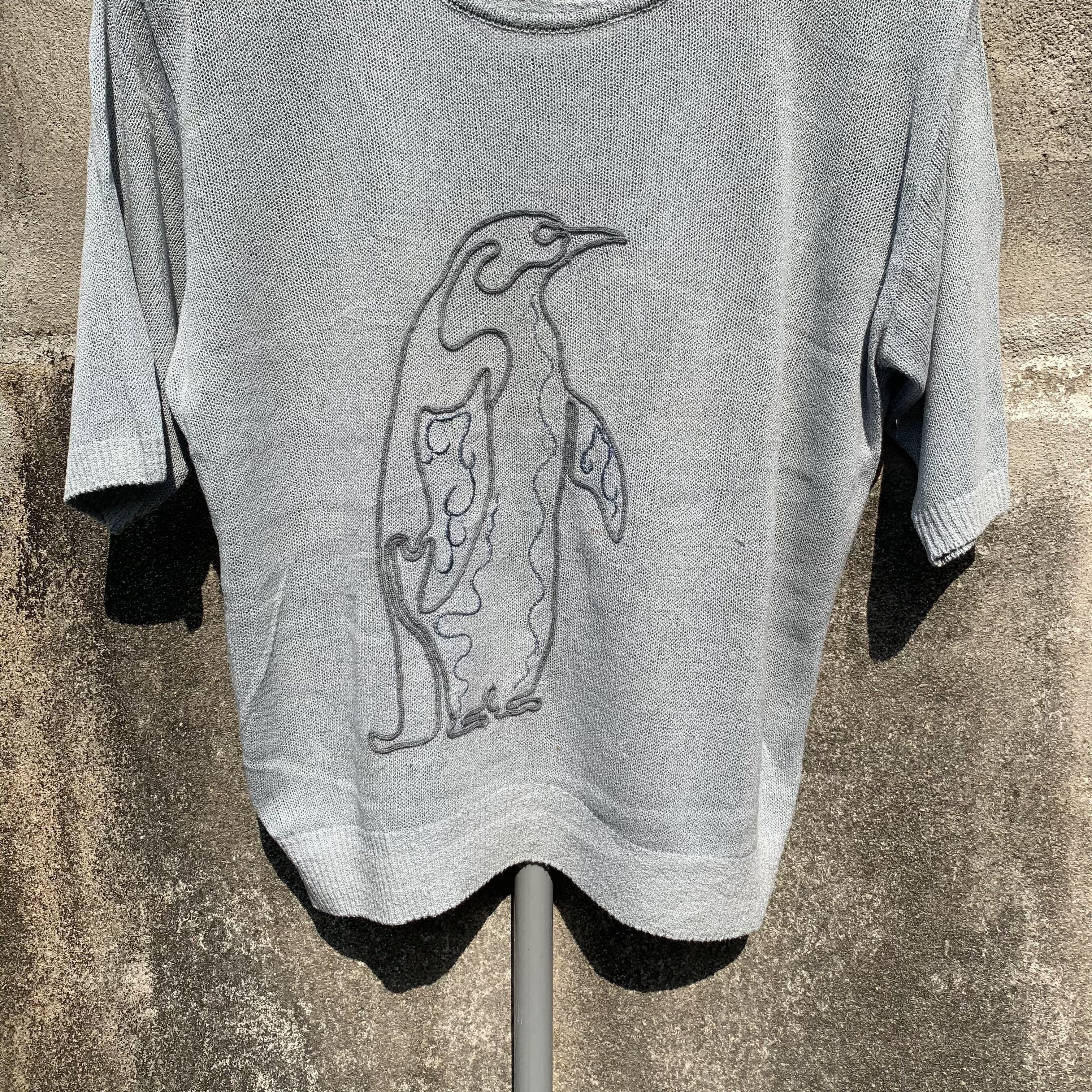 Japanese Brand Ciyena Knit Penguin Embroidery Short Double Breast Sweater Size US M / EU 48-50 / 2 - 3 Thumbnail