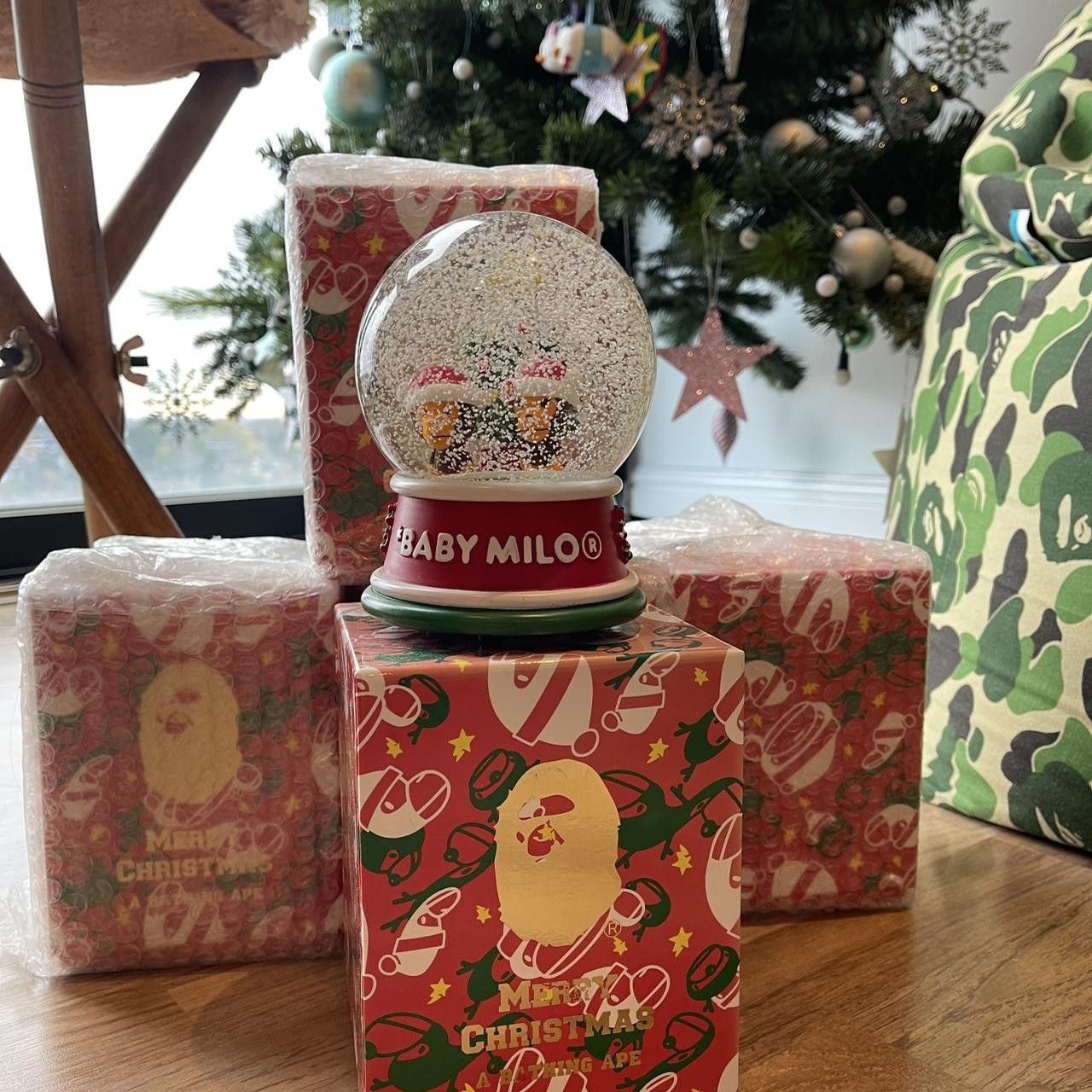 Bape Bape Milo Christmas Dome Music Ball Size ONE SIZE - 2 Thumbnail
