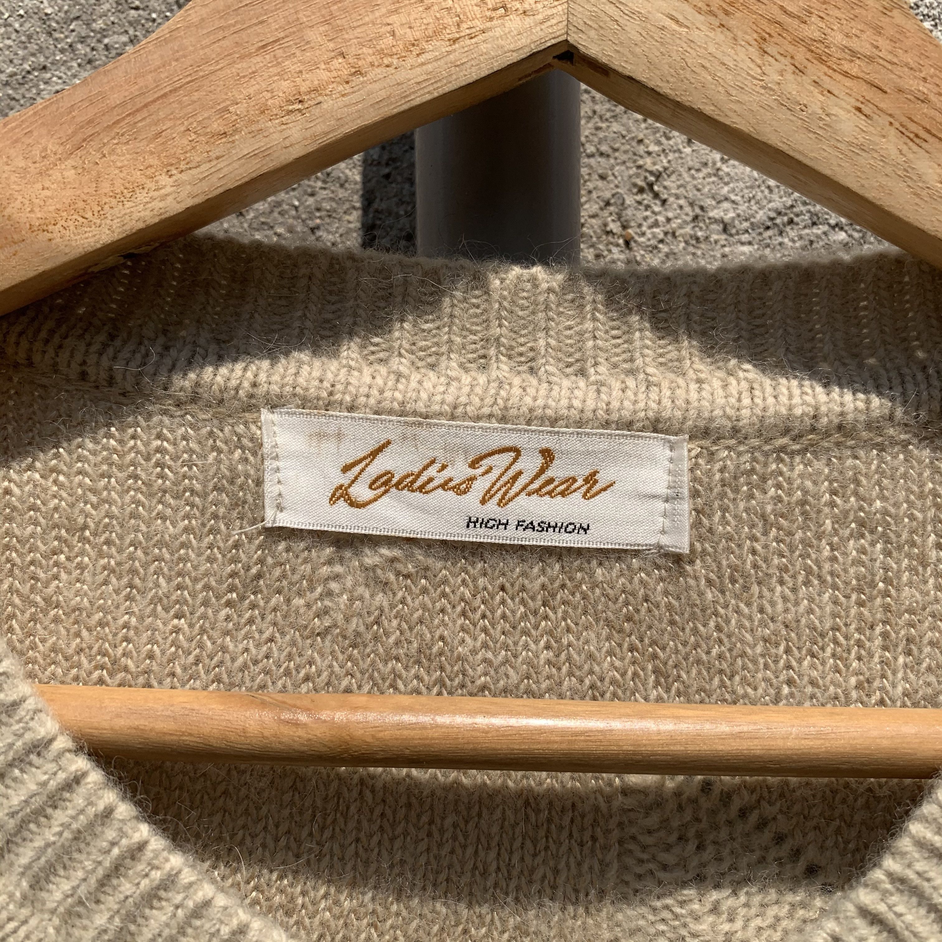 Aran Isles Knitwear Ladies Wear Jumper Pullover Cardigan Sweater Made In Japan Size ONE SIZE - 5 Thumbnail