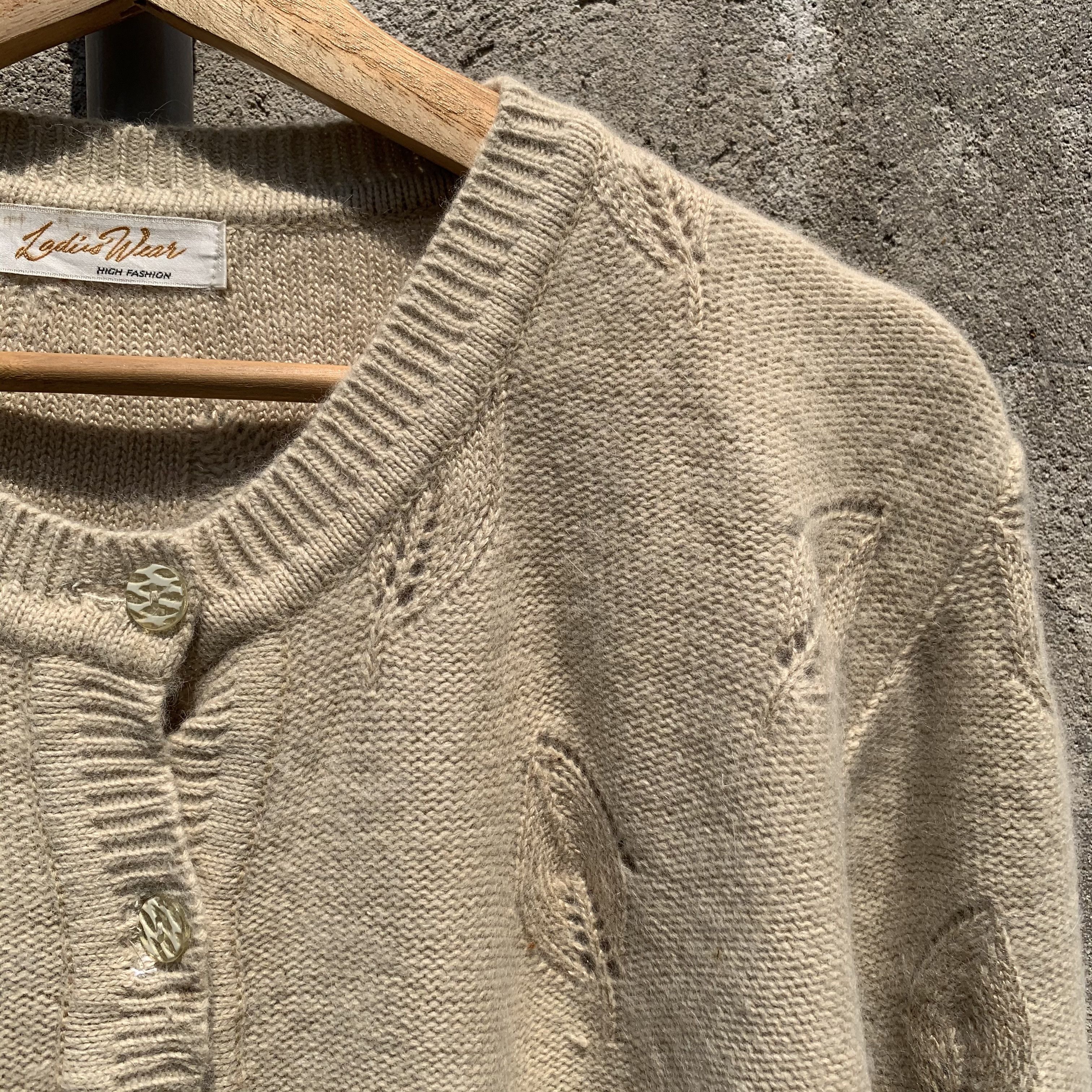 Aran Isles Knitwear Ladies Wear Jumper Pullover Cardigan Sweater Made In Japan Size ONE SIZE - 4 Thumbnail