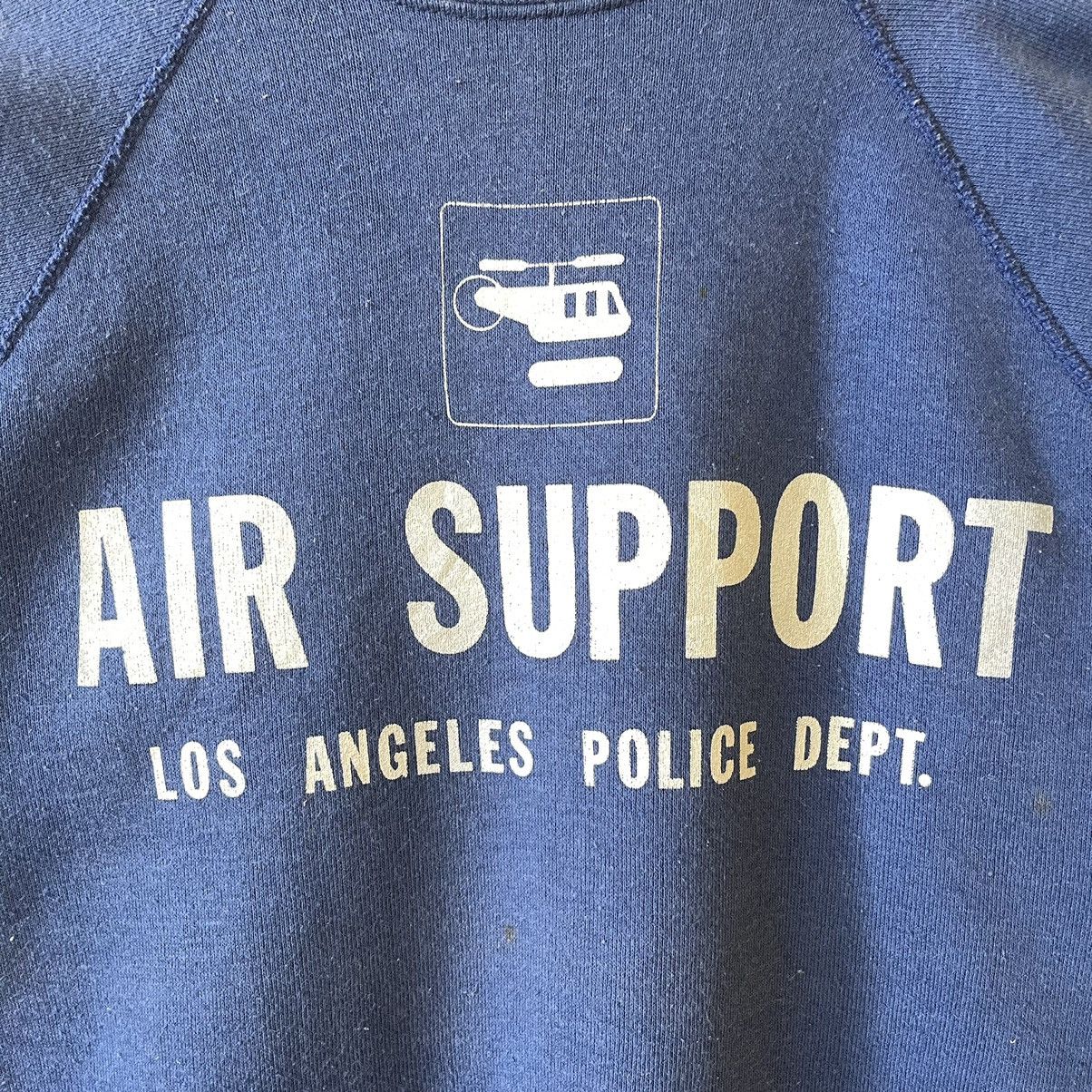 Vintage 90s Air Support Los Angeles Police Dept Crewneck Sweatshirt Size US S / EU 44-46 / 1 - 5 Thumbnail