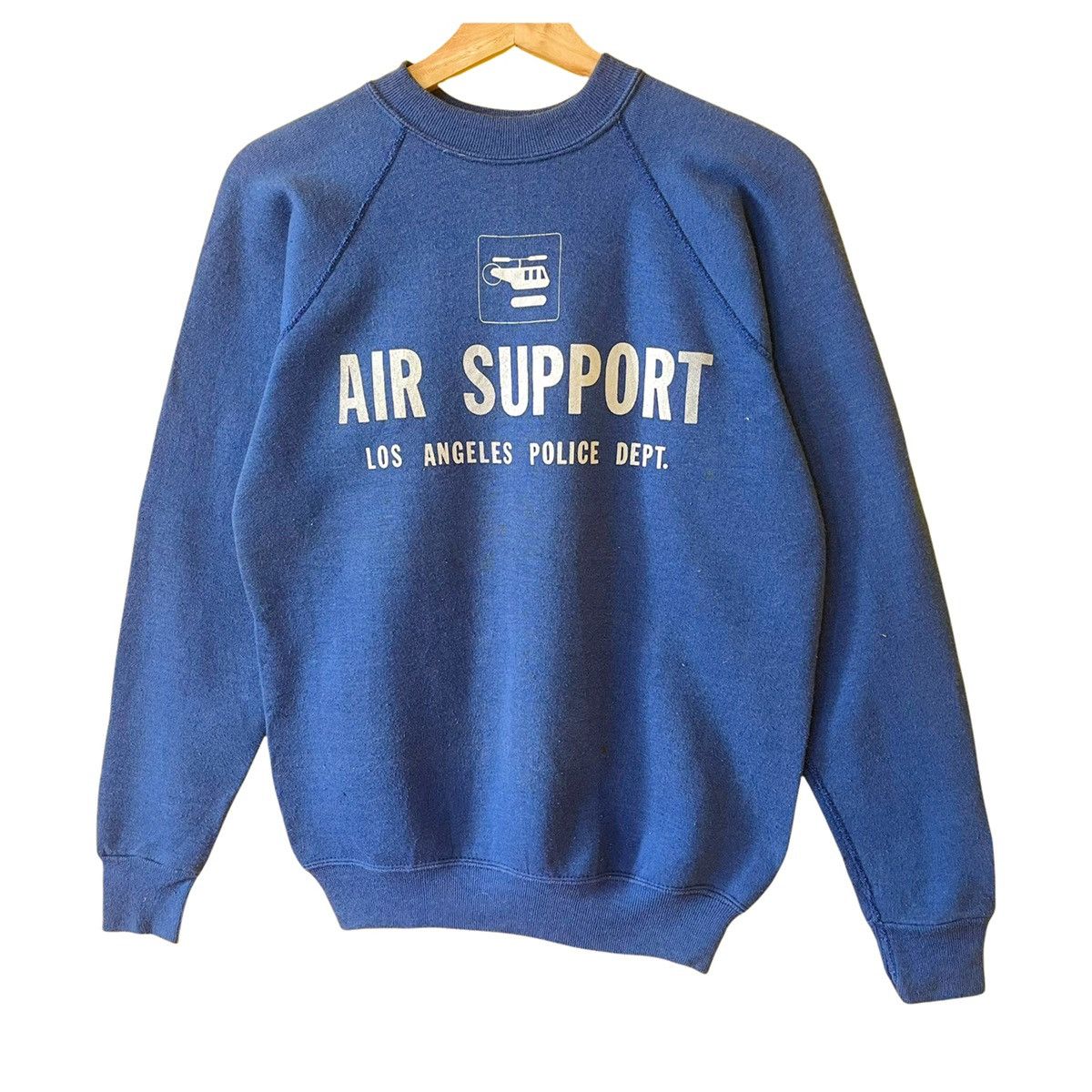 Vintage 90s Air Support Los Angeles Police Dept Crewneck Sweatshirt Size US S / EU 44-46 / 1 - 3 Thumbnail