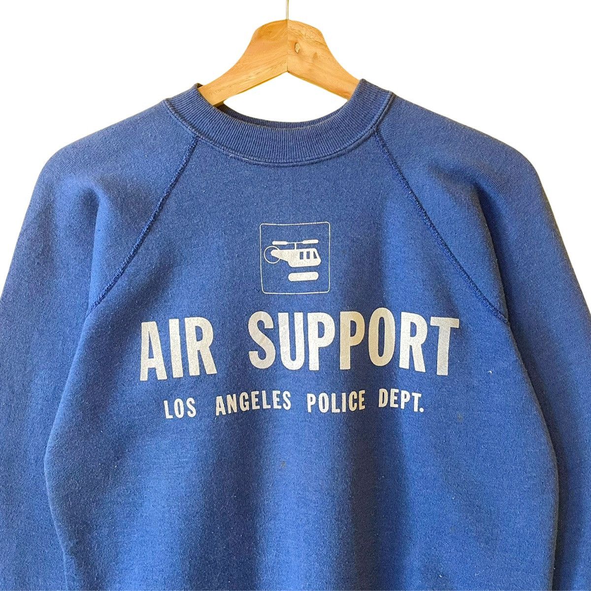 Vintage 90s Air Support Los Angeles Police Dept Crewneck Sweatshirt Size US S / EU 44-46 / 1 - 4 Thumbnail