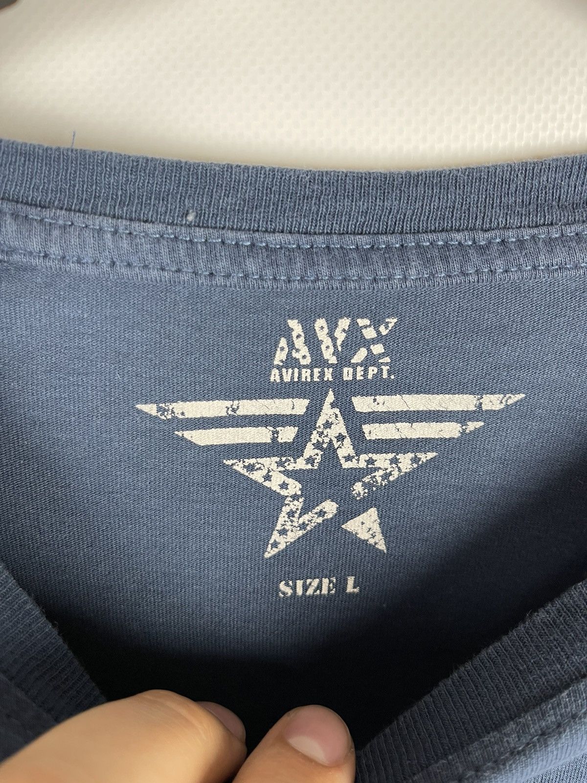 Avirex Avirex dept. Double big logo USA tee shirt Size US L / EU 52-54 / 3 - 7 Thumbnail
