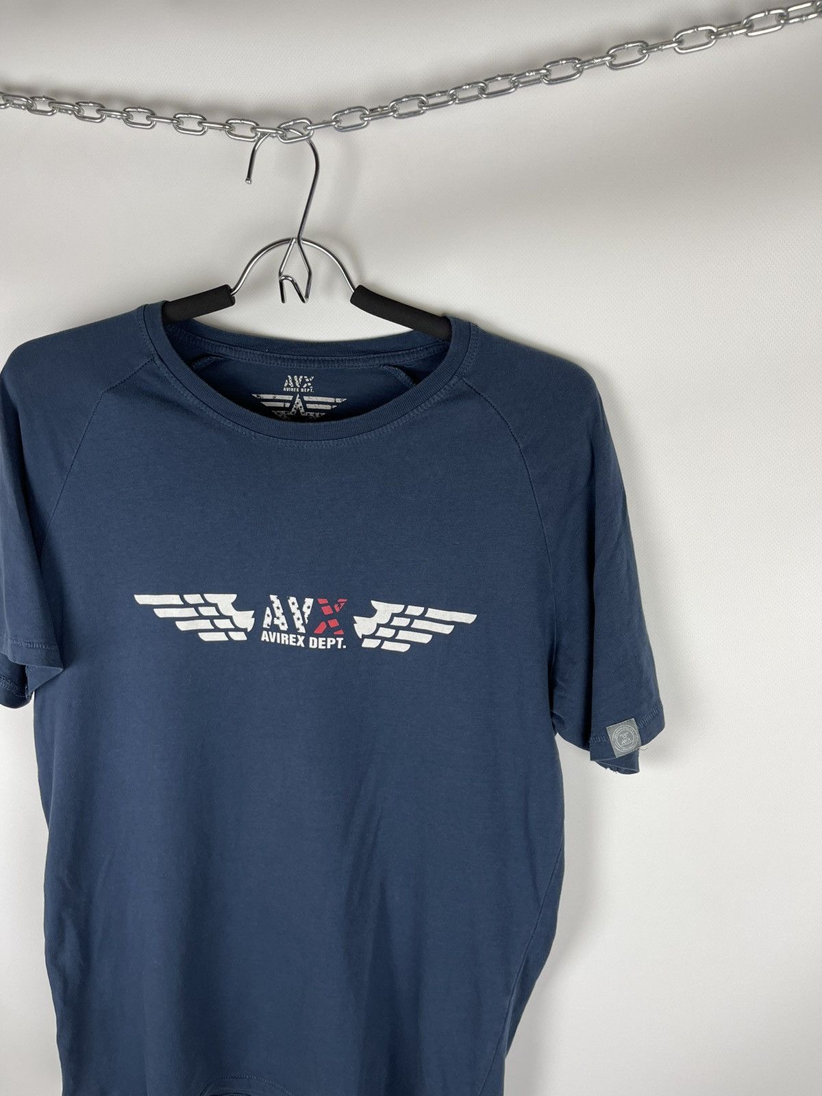 Avirex Avirex dept. Double big logo USA tee shirt Size US L / EU 52-54 / 3 - 4 Thumbnail