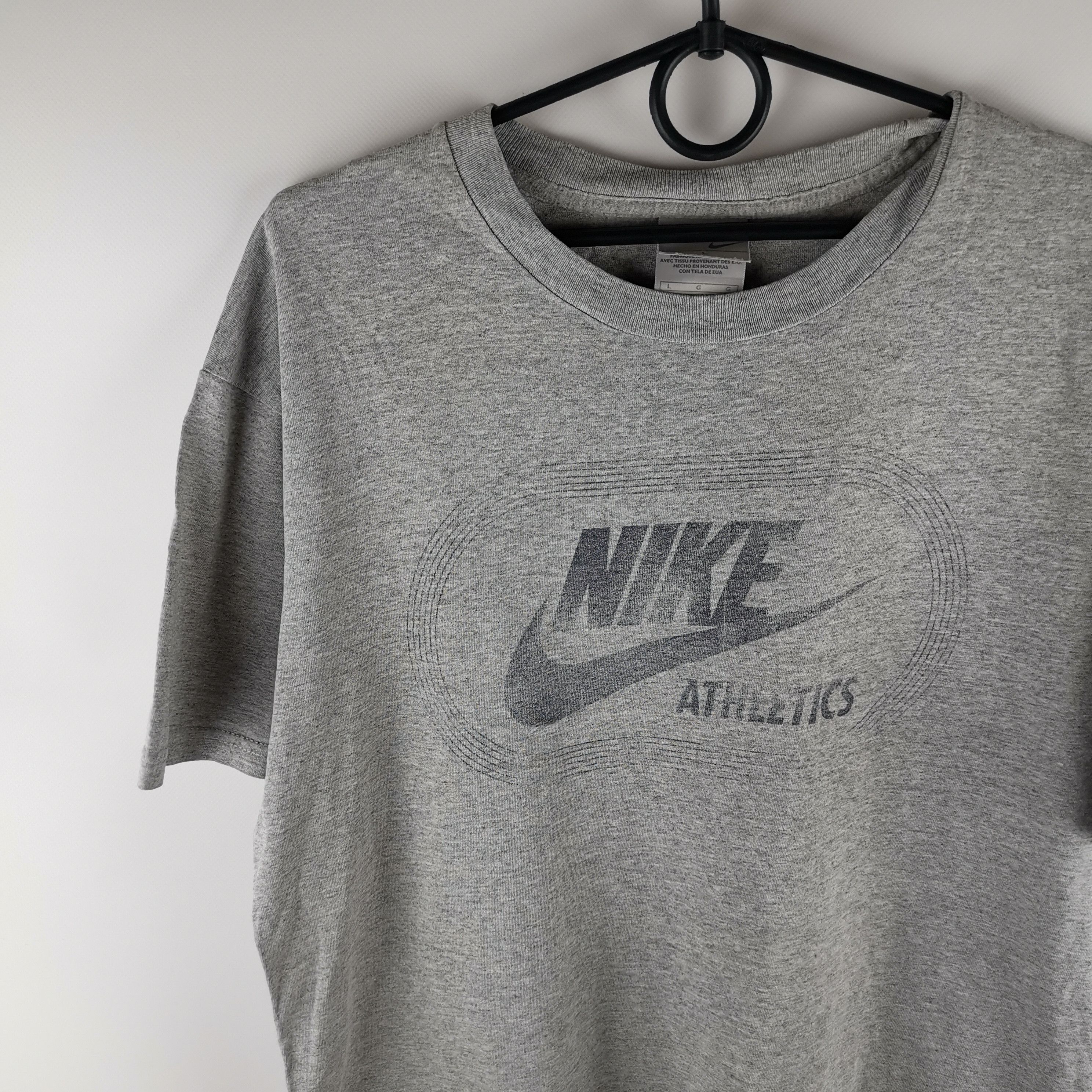 Vintage Nike Athletics vintage gray tee shirt Size US L / EU 52-54 / 3 - 4 Thumbnail
