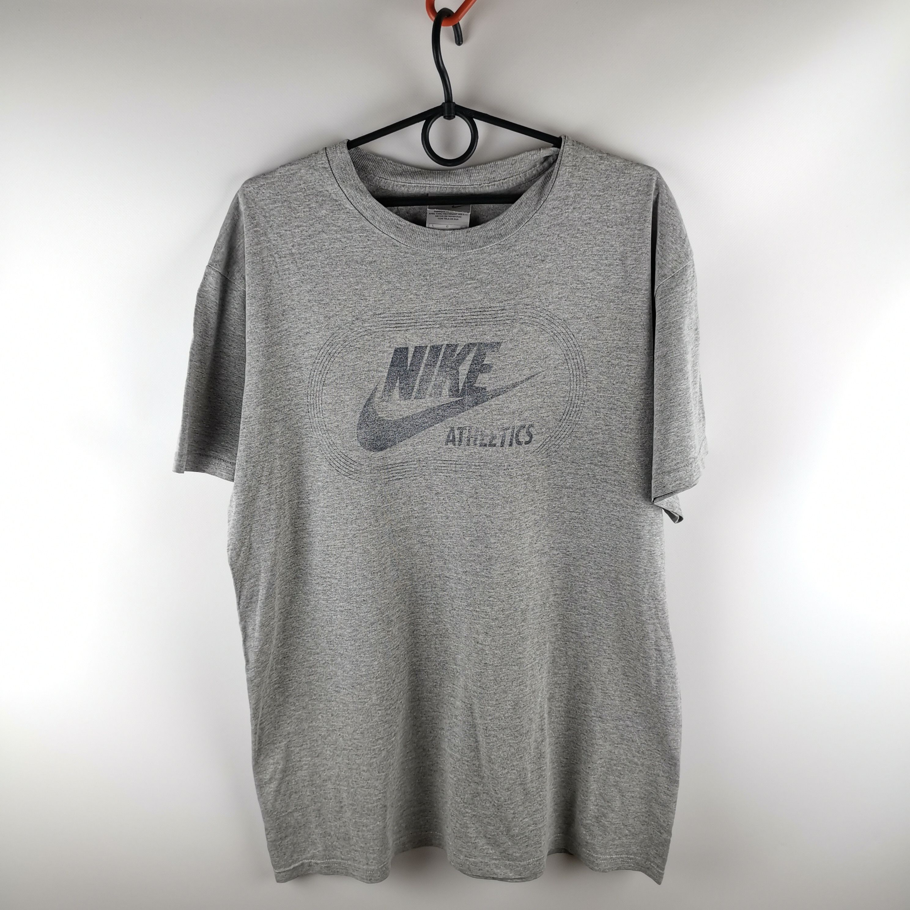 Vintage Nike Athletics vintage gray tee shirt Size US L / EU 52-54 / 3 - 1 Thumbnail