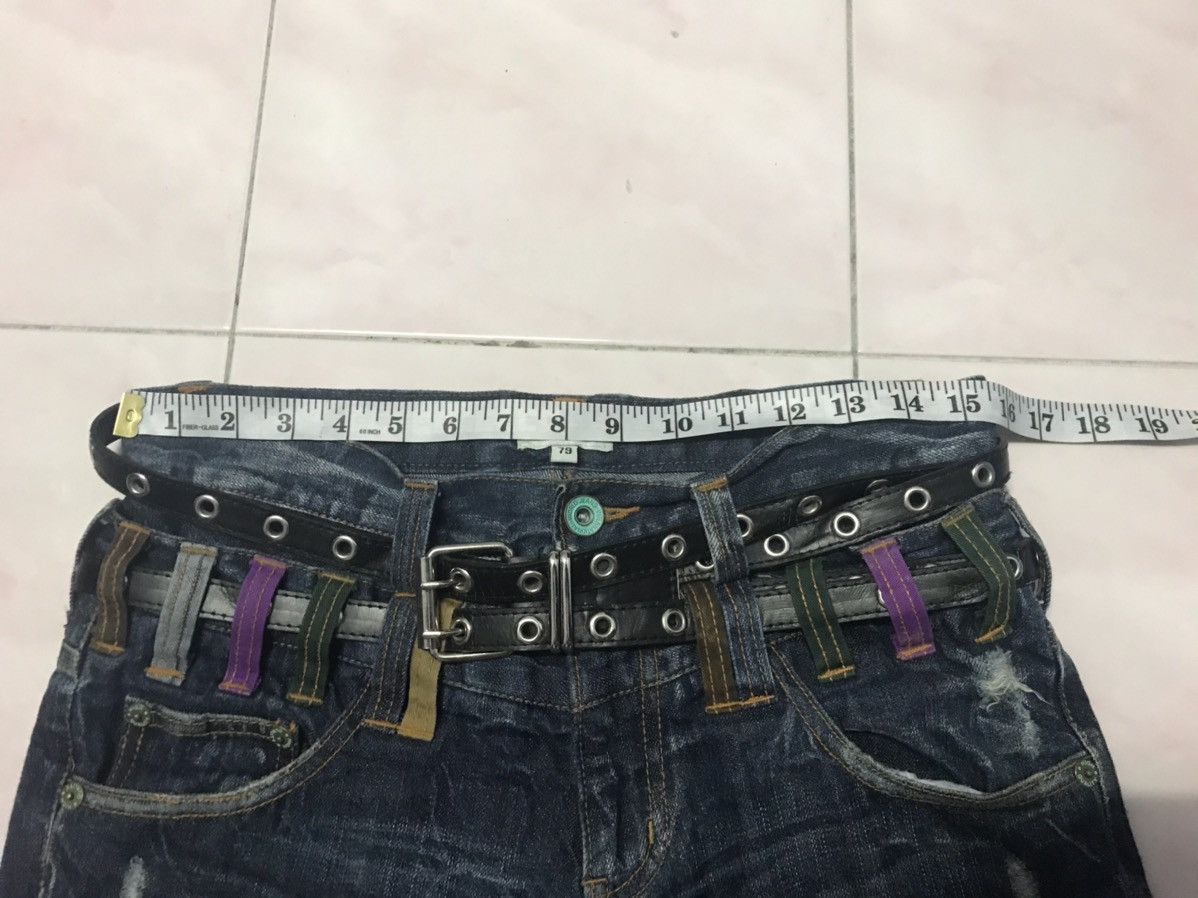 Japanese Brand Limited Design 🔥 Double Waist Nylaus Denim Size 32 Size US 32 / EU 48 - 12 Thumbnail