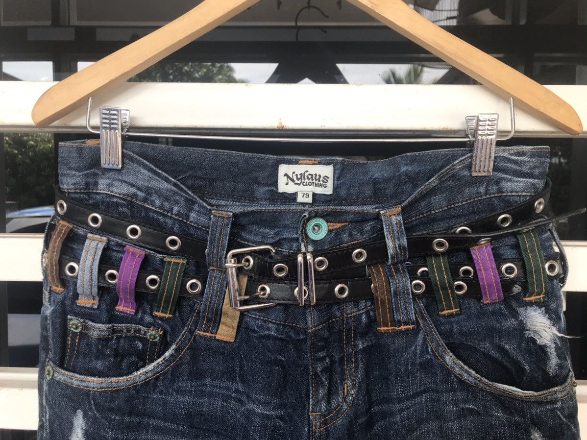 Japanese Brand Limited Design 🔥 Double Waist Nylaus Denim Size 32 Size US 32 / EU 48 - 5 Thumbnail