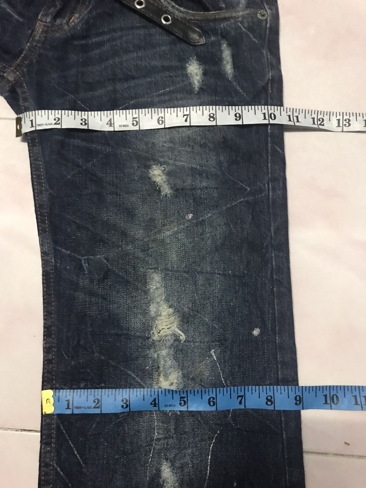 Japanese Brand Limited Design 🔥 Double Waist Nylaus Denim Size 32 Size US 32 / EU 48 - 14 Thumbnail