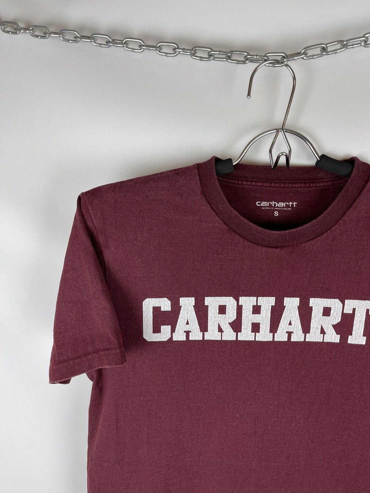 Carhartt × Carhartt Wip Carhartt WIP vintage s/s college T-shirt big logo washed Size US S / EU 44-46 / 1 - 2 Thumbnail