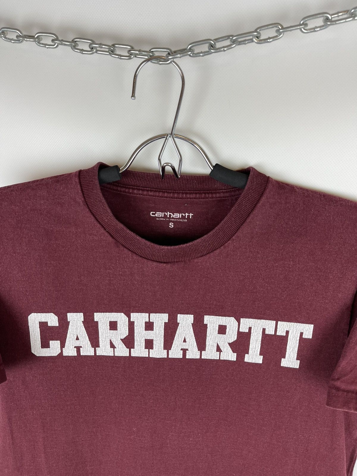 Carhartt × Carhartt Wip Carhartt WIP vintage s/s college T-shirt big logo washed Size US S / EU 44-46 / 1 - 4 Thumbnail
