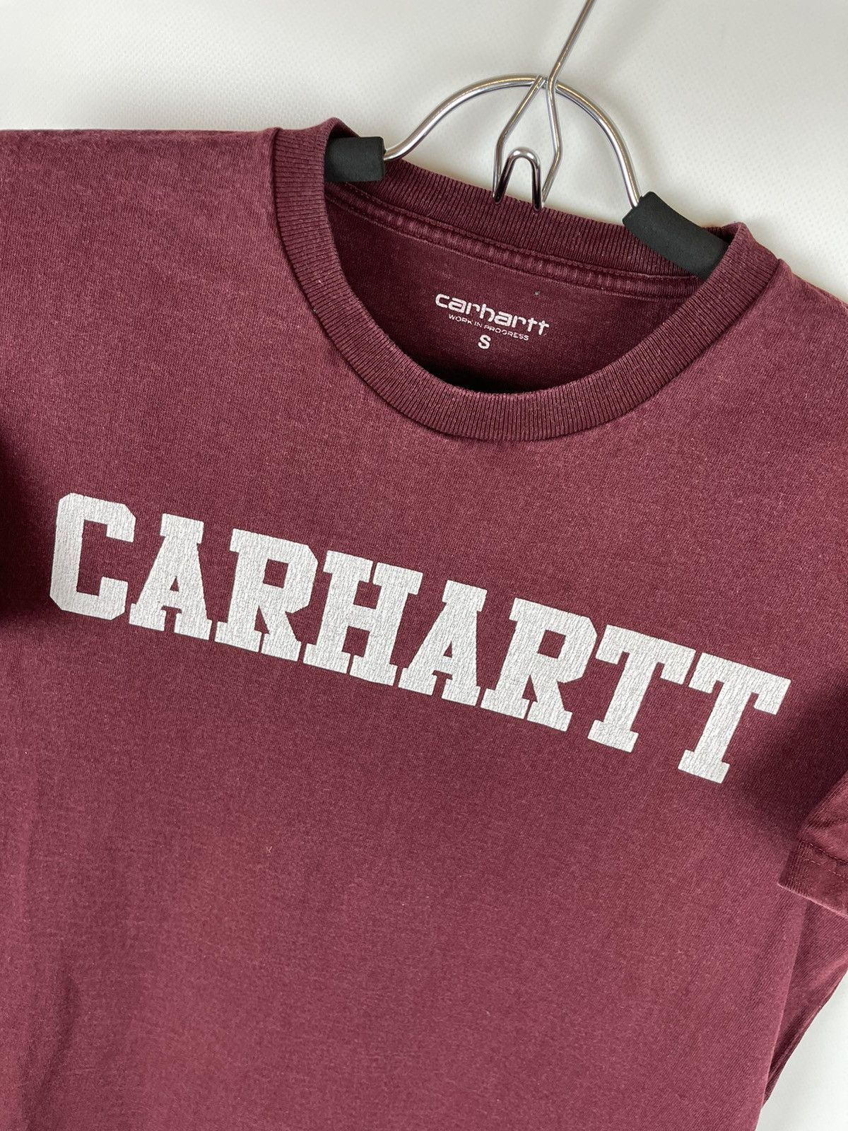 Carhartt × Carhartt Wip Carhartt WIP vintage s/s college T-shirt big logo washed Size US S / EU 44-46 / 1 - 5 Thumbnail