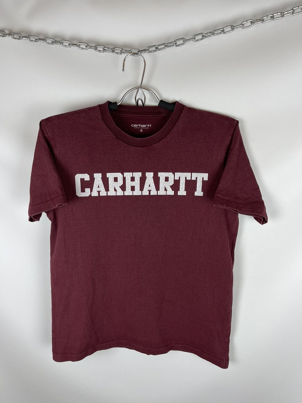 Carhartt × Carhartt Wip Carhartt WIP vintage s/s college T-shirt big logo washed Size US S / EU 44-46 / 1 - 1 Thumbnail