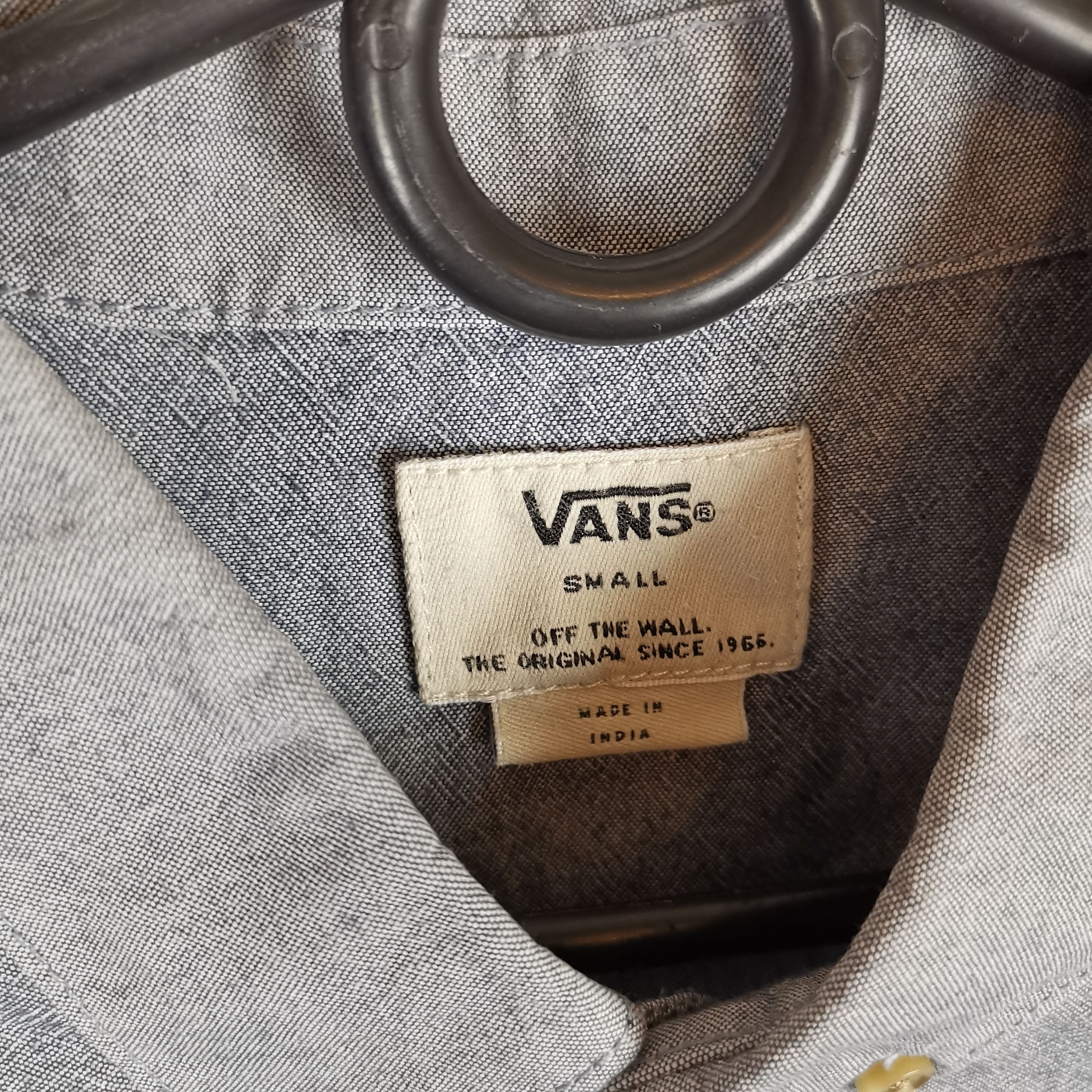 Vans Vans grey blue camo pocket longsleeve shirt Size US S / EU 44-46 / 1 - 4 Thumbnail