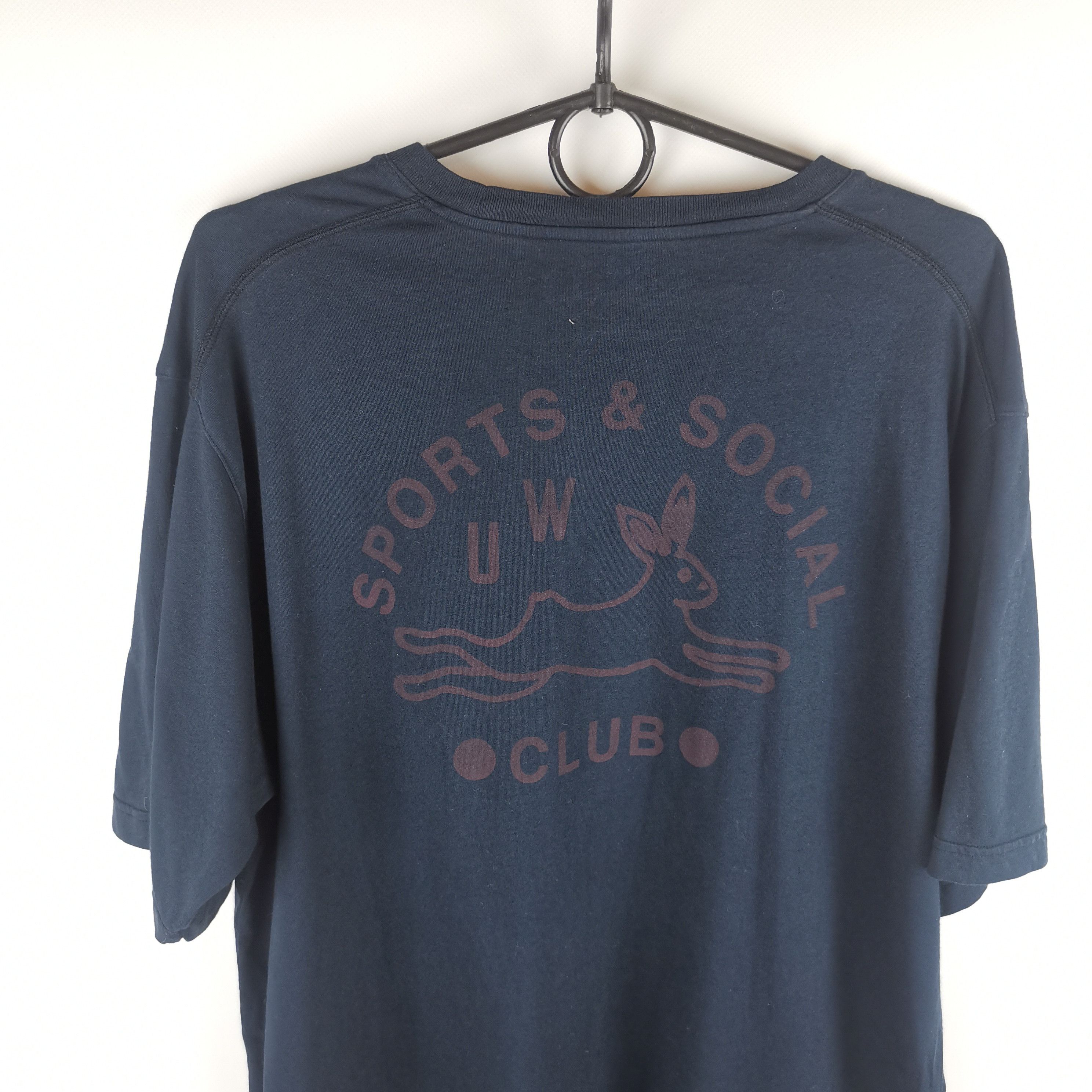Universal Works Universal Works Sports & Social Club big logo tee Size US XL / EU 56 / 4 - 7 Thumbnail