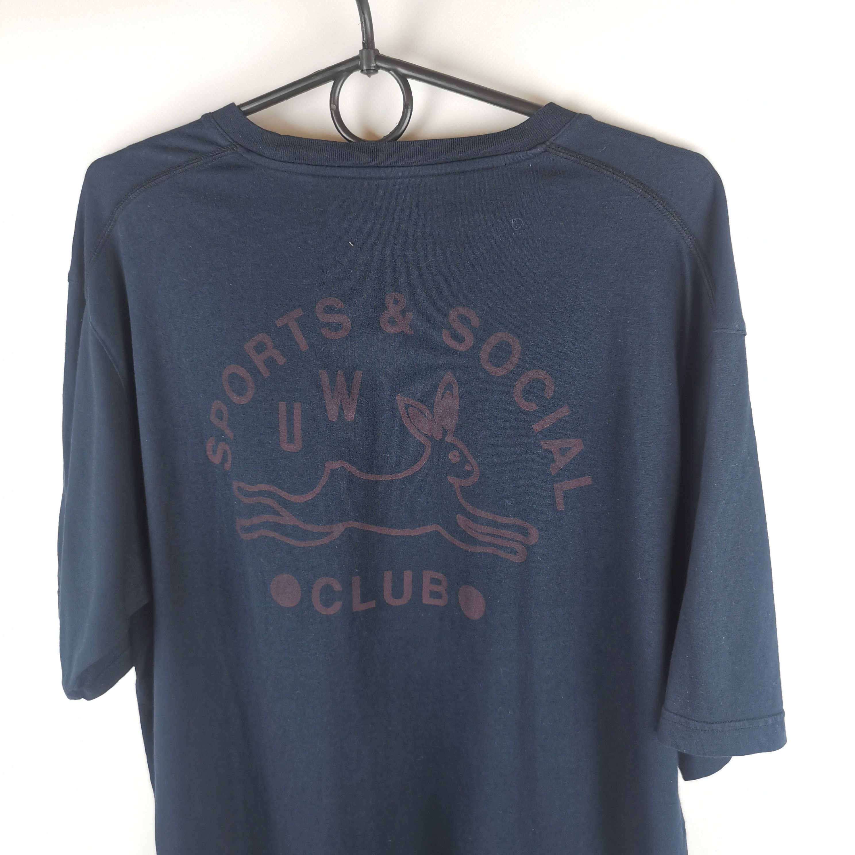 Universal Works Universal Works Sports & Social Club big logo tee Size US XL / EU 56 / 4 - 6 Thumbnail