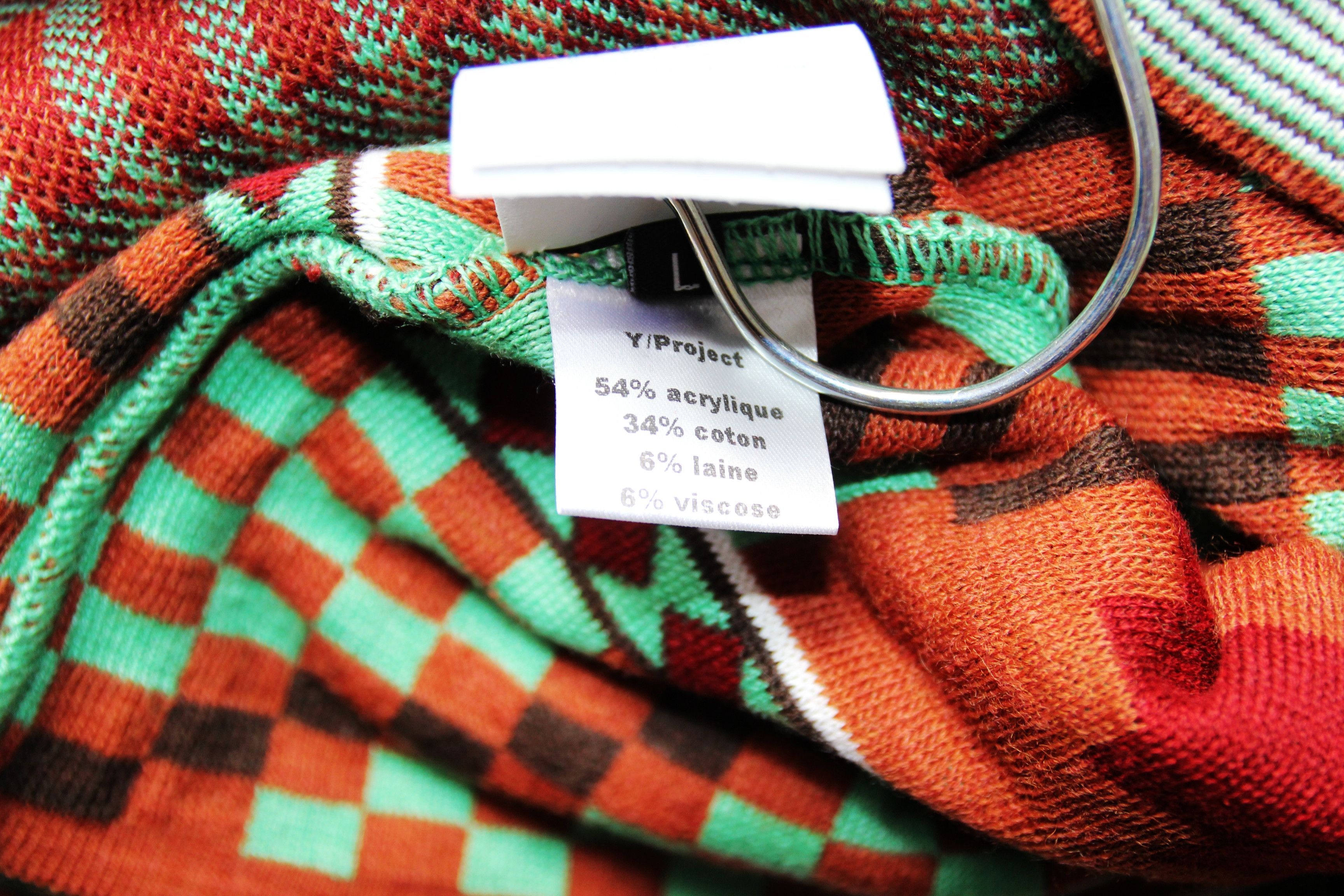 Y/Project BNWT SS19 Y/PROJECT RUNWAY LOOK 33 JACQUARD KNIT SWEATER L Size US L / EU 52-54 / 3 - 12 Thumbnail