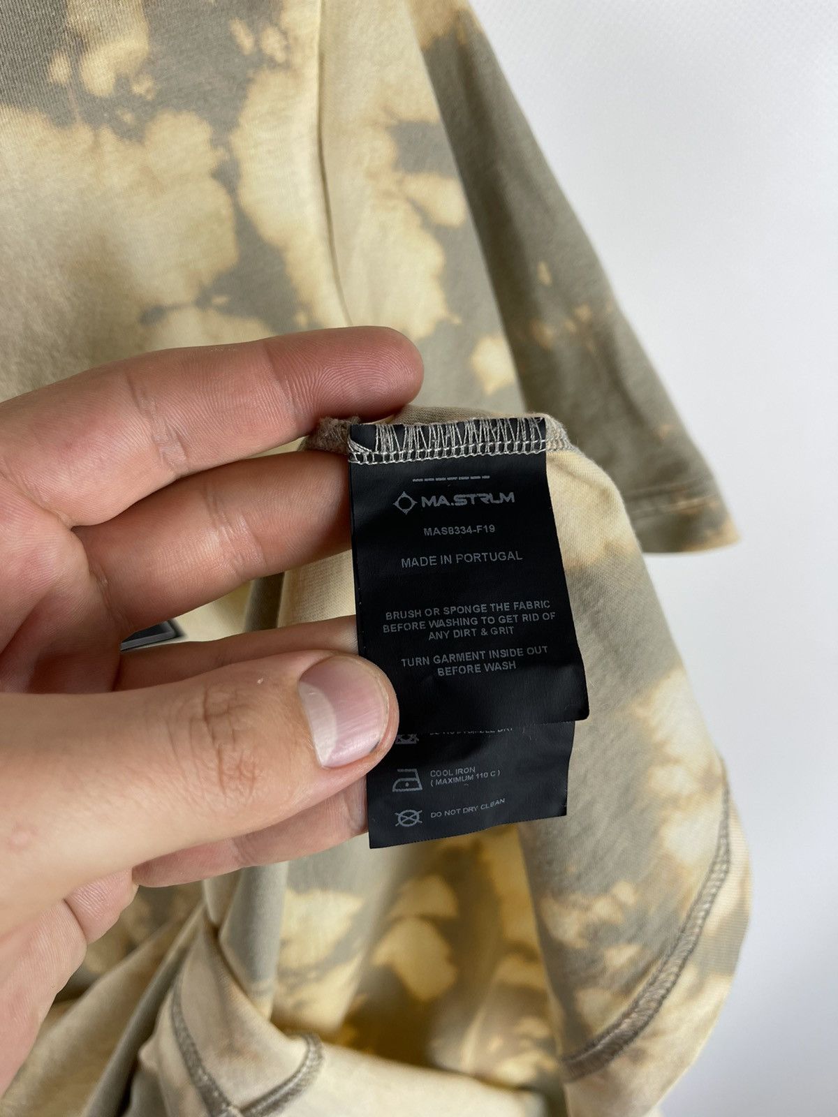 Massimo Osti Ma.Strum tie dye box logo tee shirt Size US XS / EU 42 / 0 - 8 Thumbnail