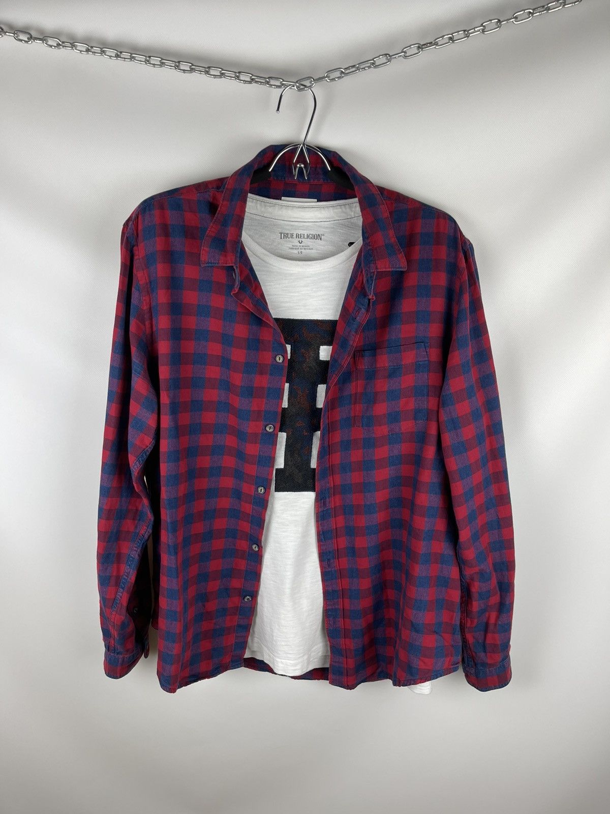 Flannel Flannel Checkered shirt travis Scott style Size US XL / EU 56 / 4 - 1 Thumbnail