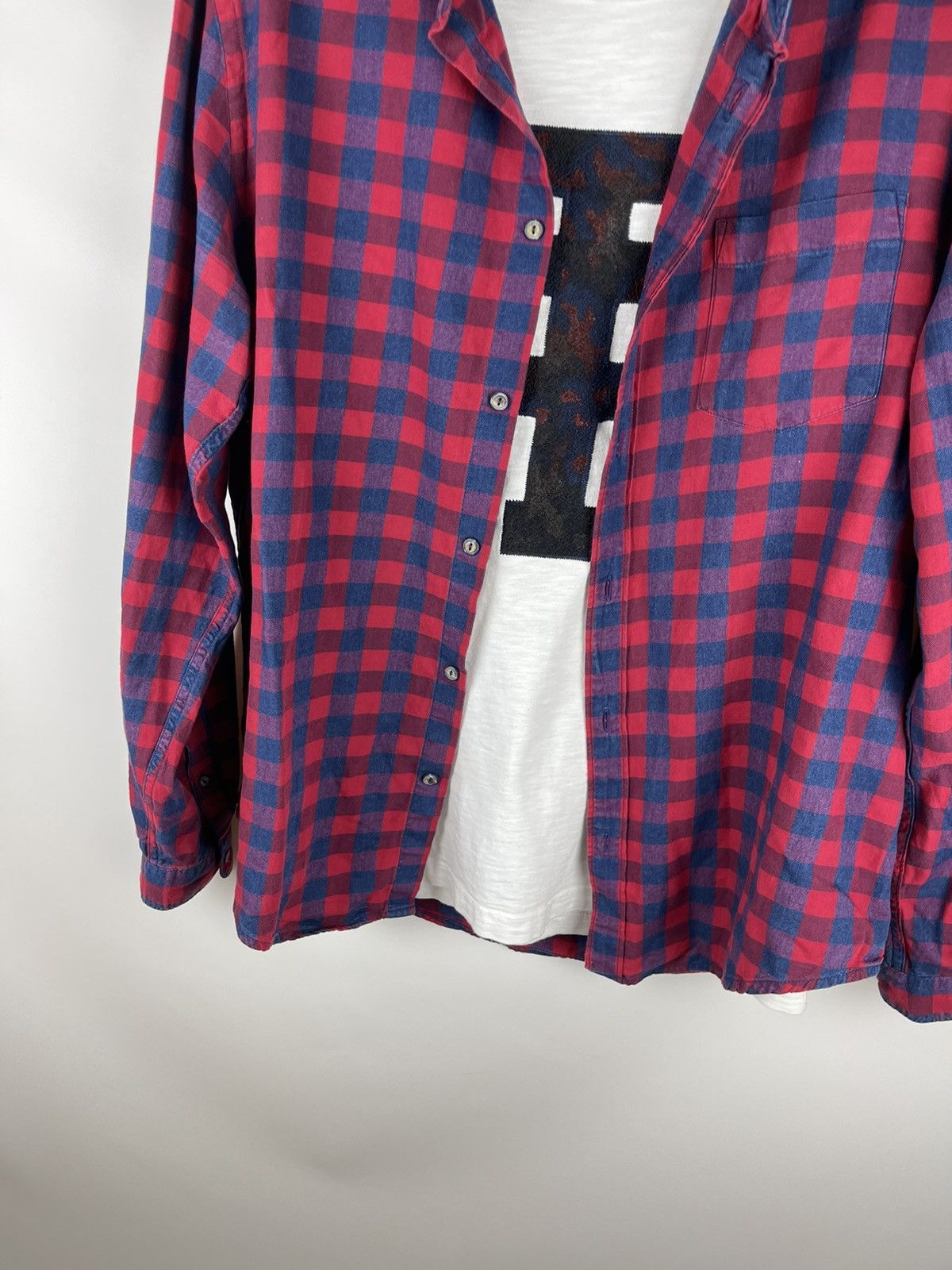 Flannel Flannel Checkered shirt travis Scott style Size US XL / EU 56 / 4 - 3 Thumbnail