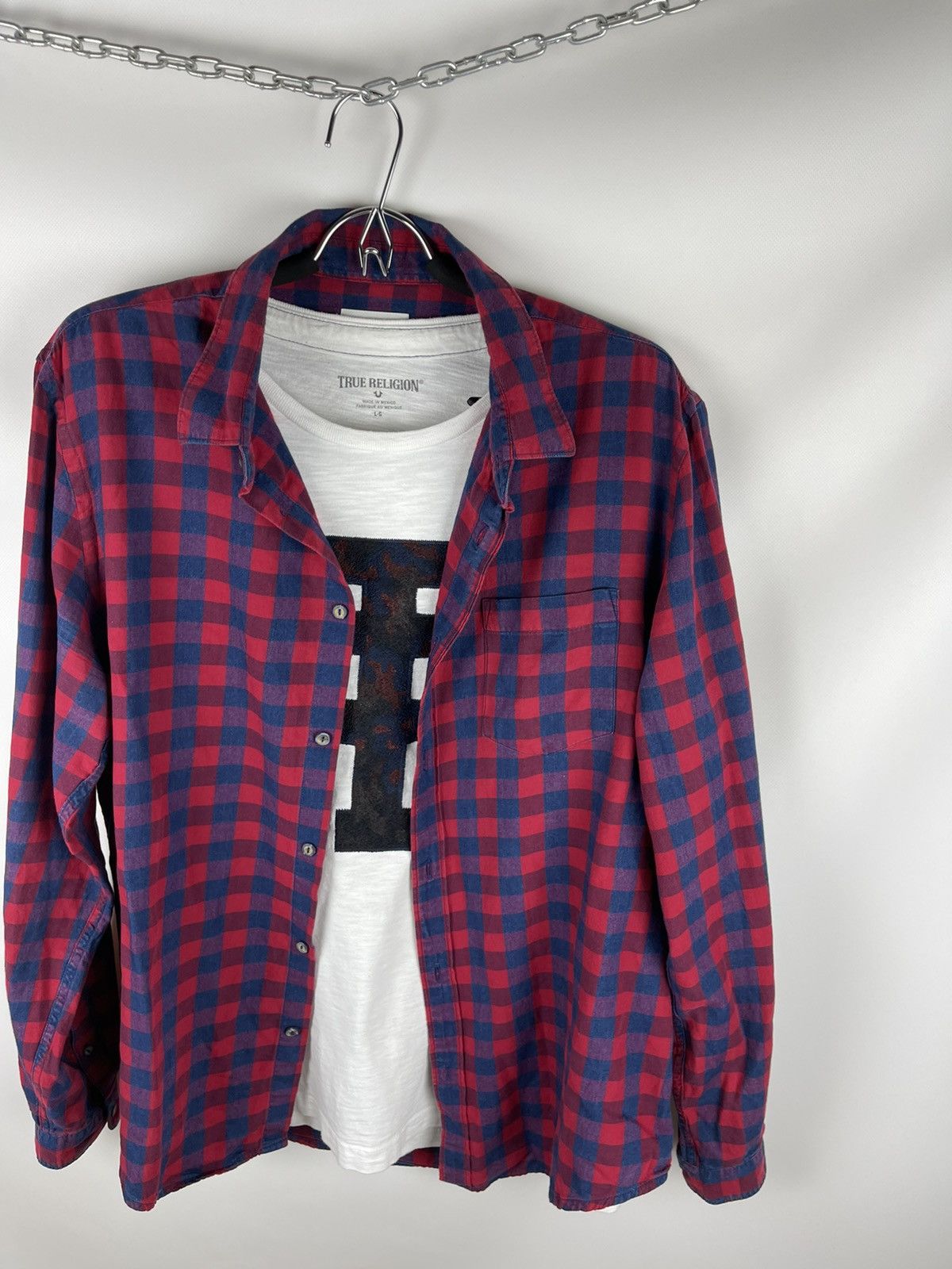 Flannel Flannel Checkered shirt travis Scott style Size US XL / EU 56 / 4 - 4 Thumbnail