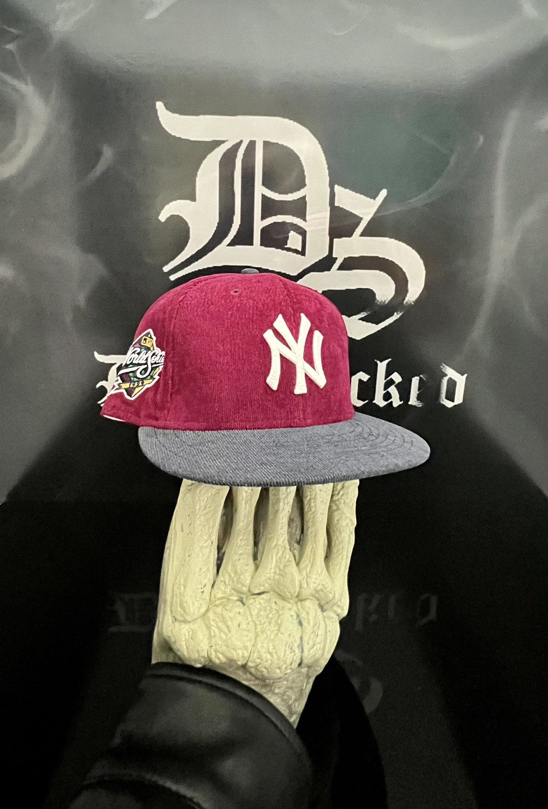 New Era 7 3/8 - New York Yankees Munfu New Era 59Fifty Fitted Hat | Grailed