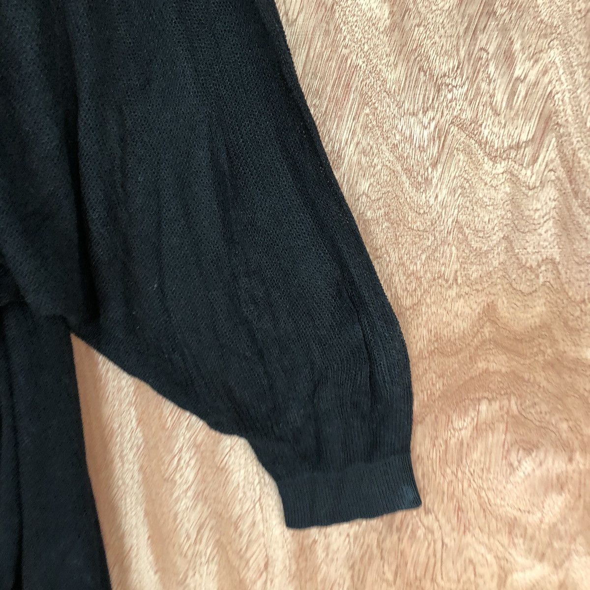 Homespun Knitwear DLL HK Works London Black Long Cardigan #c627 Size US M / EU 48-50 / 2 - 4 Thumbnail