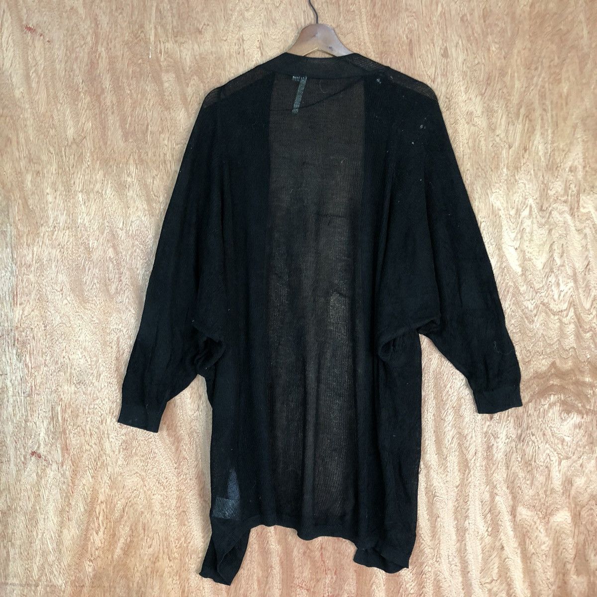 Homespun Knitwear DLL HK Works London Black Long Cardigan #c627 Size US M / EU 48-50 / 2 - 9 Thumbnail