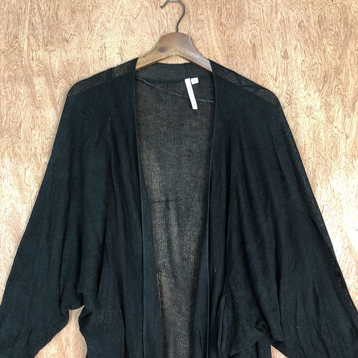Homespun Knitwear DLL HK Works London Black Long Cardigan #c627 Size US M / EU 48-50 / 2 - 2 Thumbnail