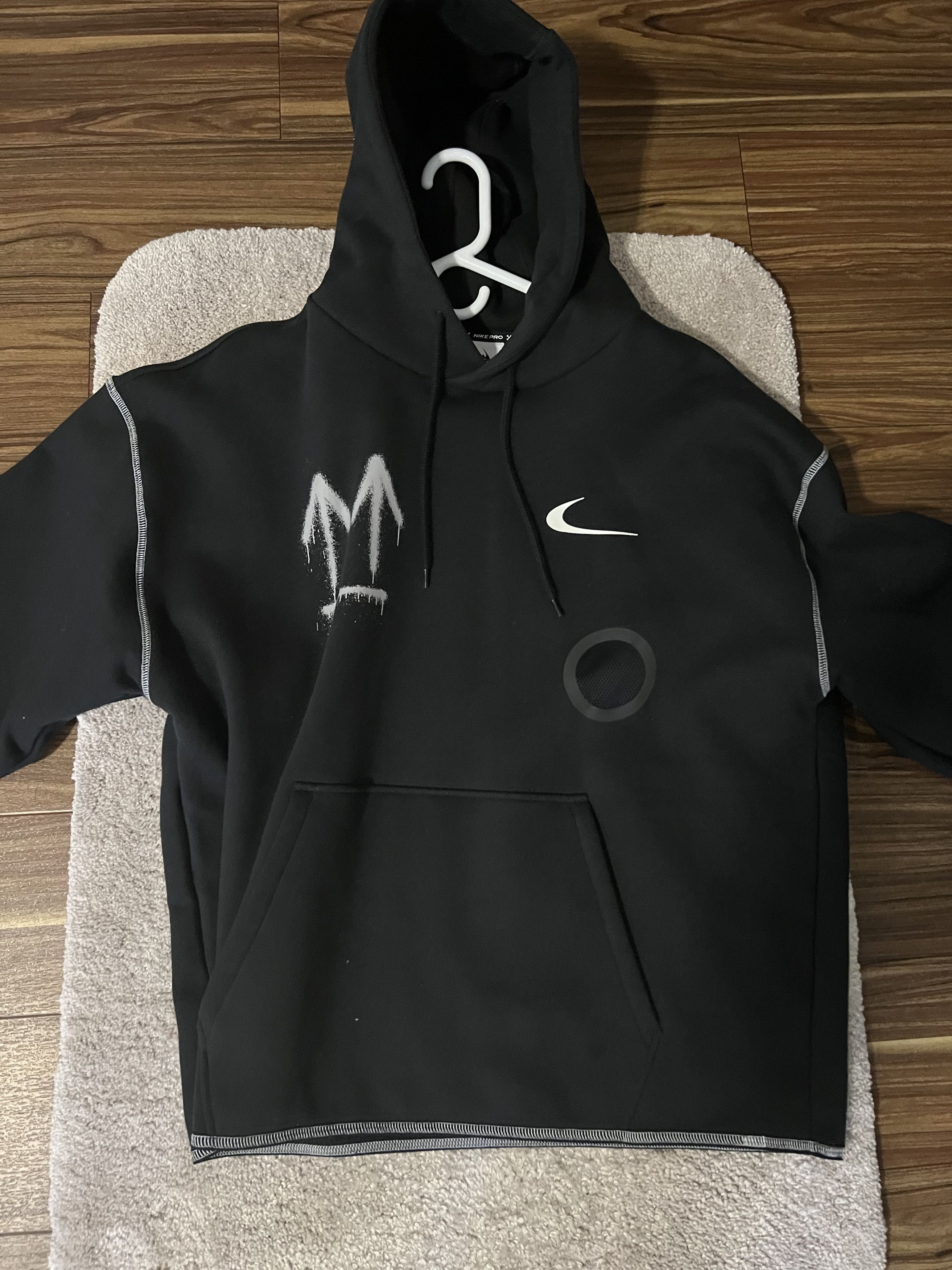 Custom Printed Nike Women's White Club Training Hoodie