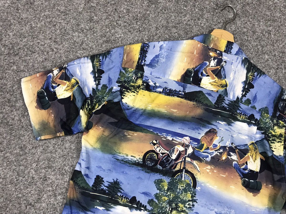 Vintage German Vintage printed shirt Size US L / EU 52-54 / 3 - 14 Thumbnail