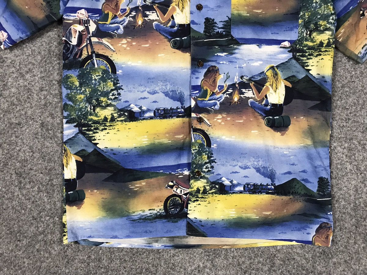 Vintage German Vintage printed shirt Size US L / EU 52-54 / 3 - 3 Thumbnail