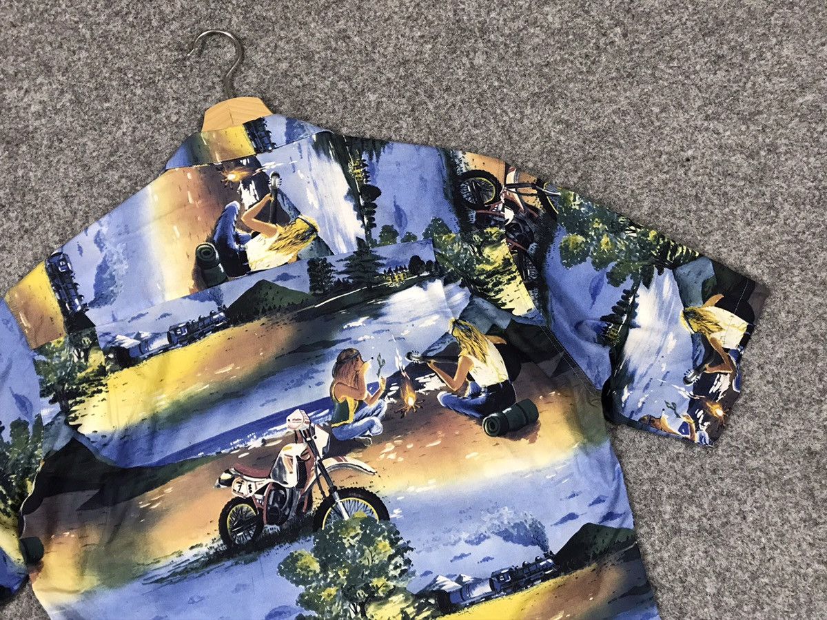 Vintage German Vintage printed shirt Size US L / EU 52-54 / 3 - 13 Thumbnail