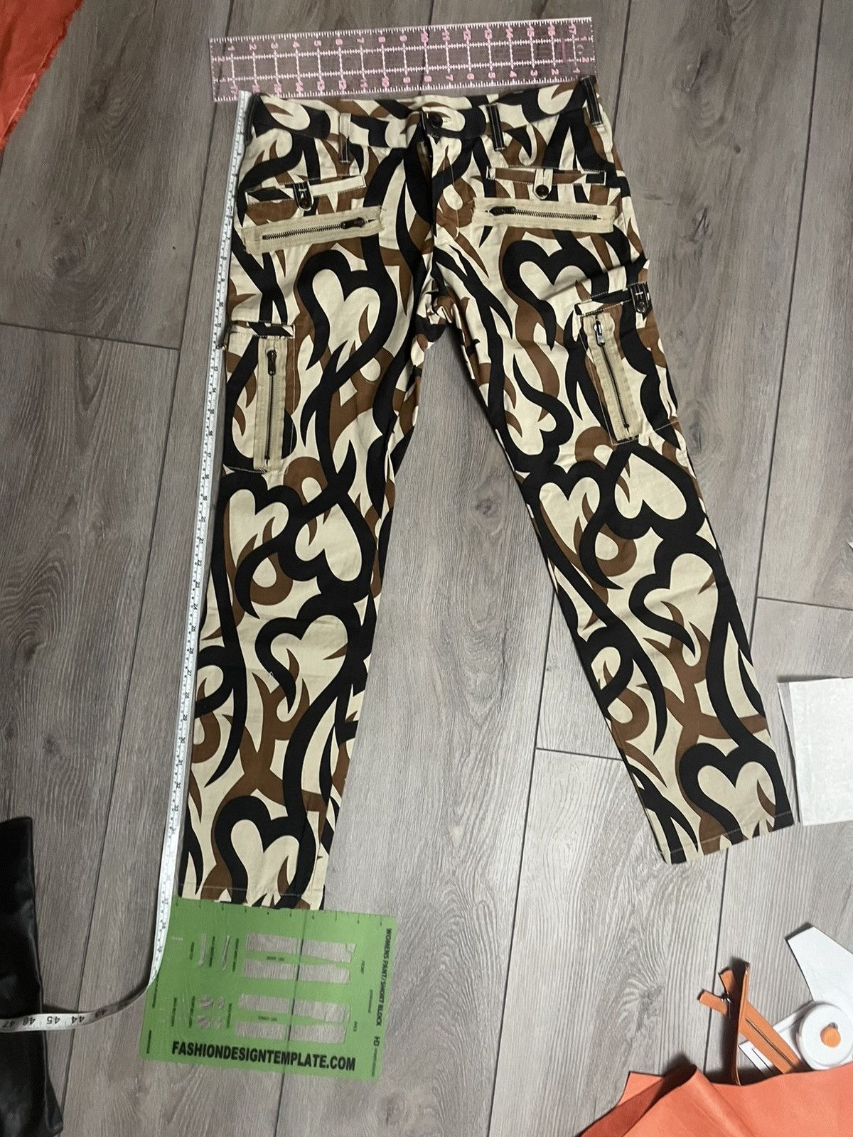 Number (N)ine Number Nine Heart Camo Size US 32 / EU 48 - 4 Thumbnail