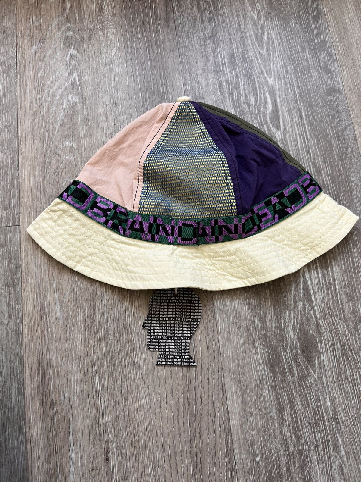 Brain Dead Braindead Nigel Color Blocked Bell Bucket Hat Size ONE SIZE - 3 Thumbnail