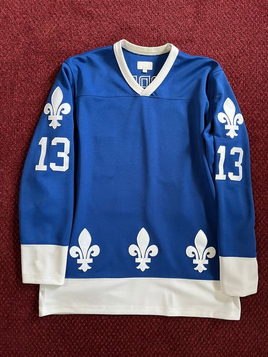 Supreme Supreme Fleur De Lis Hockey Jersey (FW13) Blue | Grailed