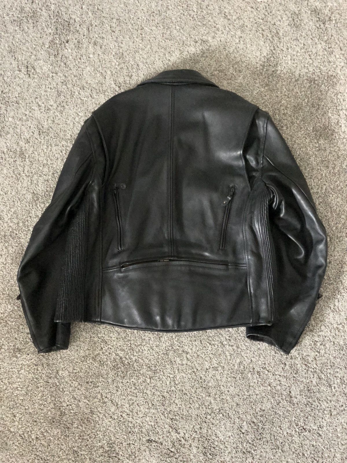 Vintage Vintage Leather Biker Moto Jacket Size US L / EU 52-54 / 3 - 2 Thumbnail
