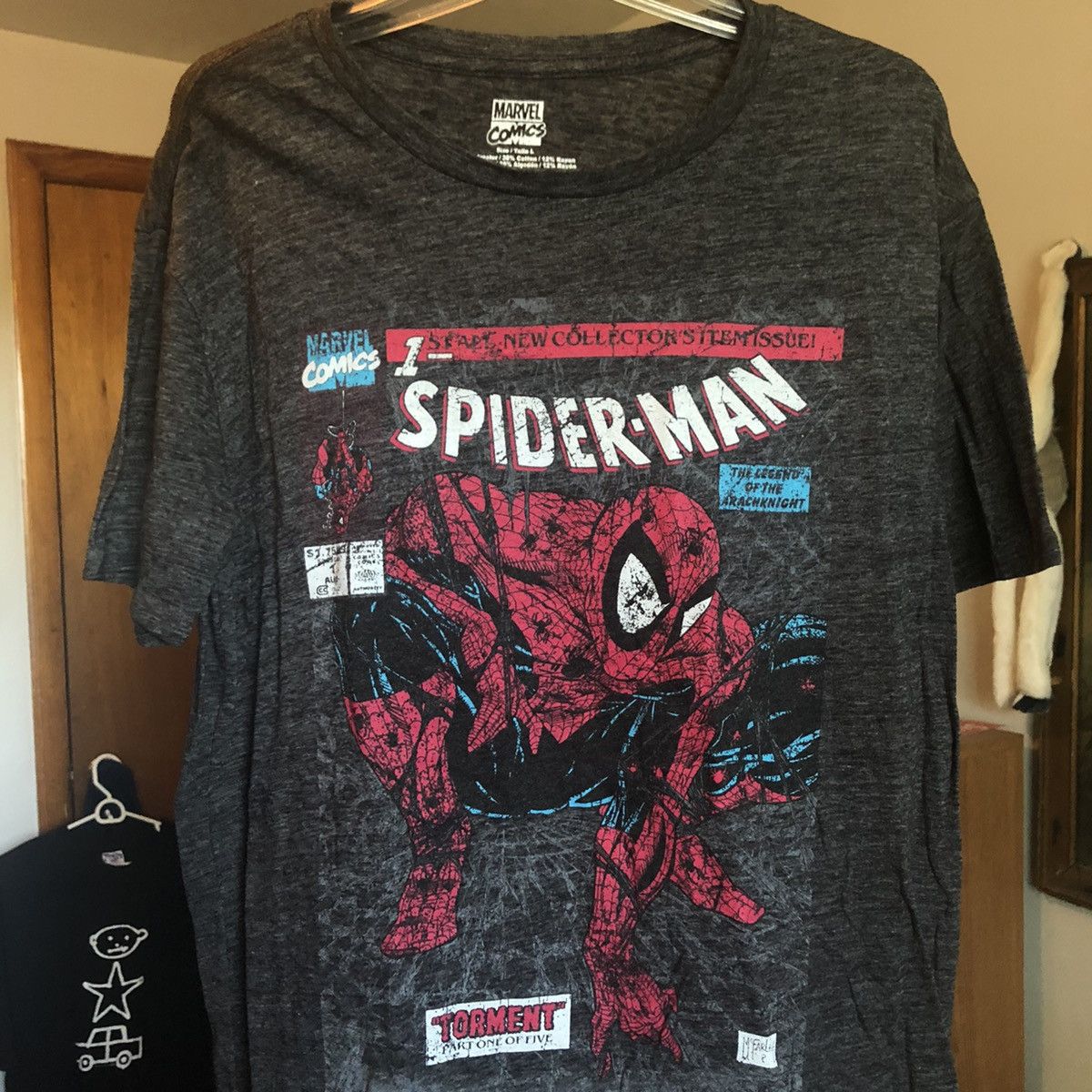 Marvel Comics Vintage The Amazing Spider-Man Retro Comics Graphic Logo Tee Size US L / EU 52-54 / 3 - 3 Thumbnail