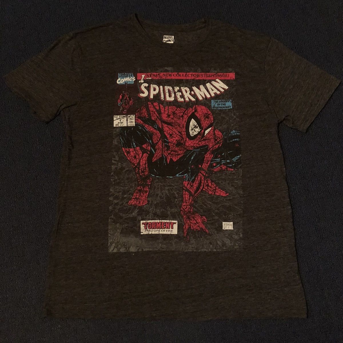 Marvel Comics Vintage The Amazing Spider-Man Retro Comics Graphic Logo Tee Size US L / EU 52-54 / 3 - 2 Thumbnail