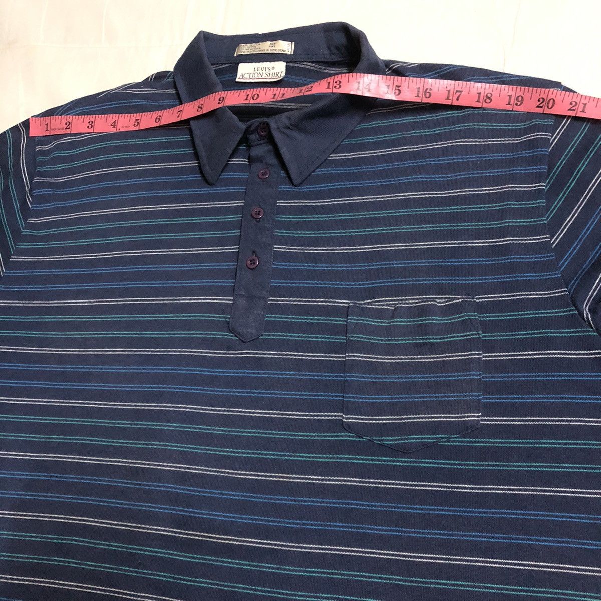 Levi's × Vintage Vintage Levi’s Polo Shirt 80s Size US XL / EU 56 / 4 - 4 Thumbnail