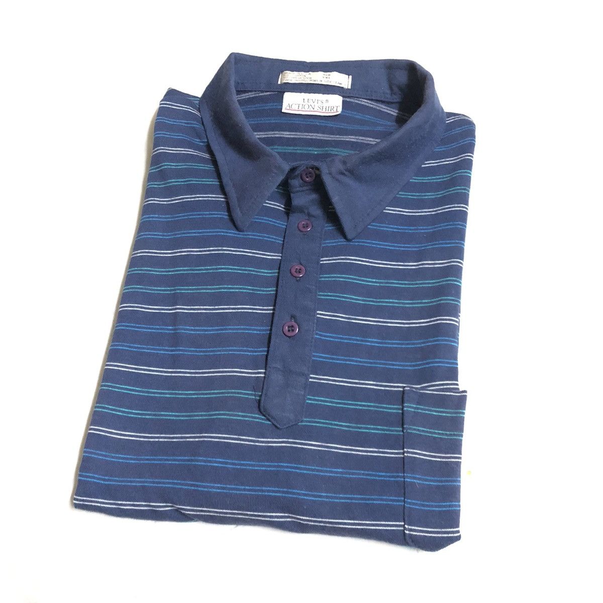 Levi's × Vintage Vintage Levi’s Polo Shirt 80s Size US XL / EU 56 / 4 - 8 Thumbnail