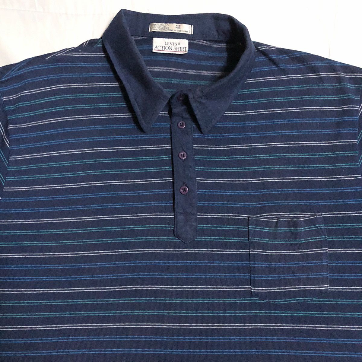 Levi's × Vintage Vintage Levi’s Polo Shirt 80s Size US XL / EU 56 / 4 - 3 Thumbnail