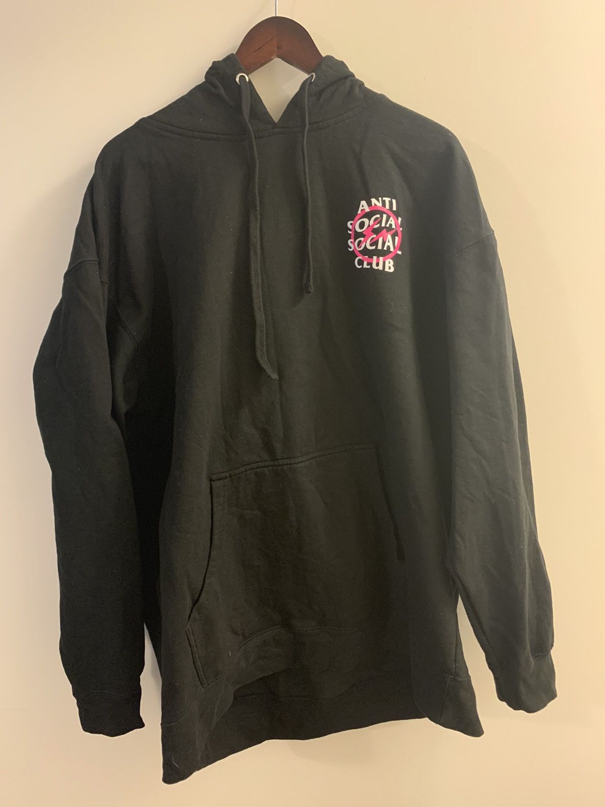 パーカー・フーディ Anti Social Social Club x Fragment Pink Bolt Hoodie FW19 Anti Social Social Club x Fragment Pink Bolt Hoodie (FW19