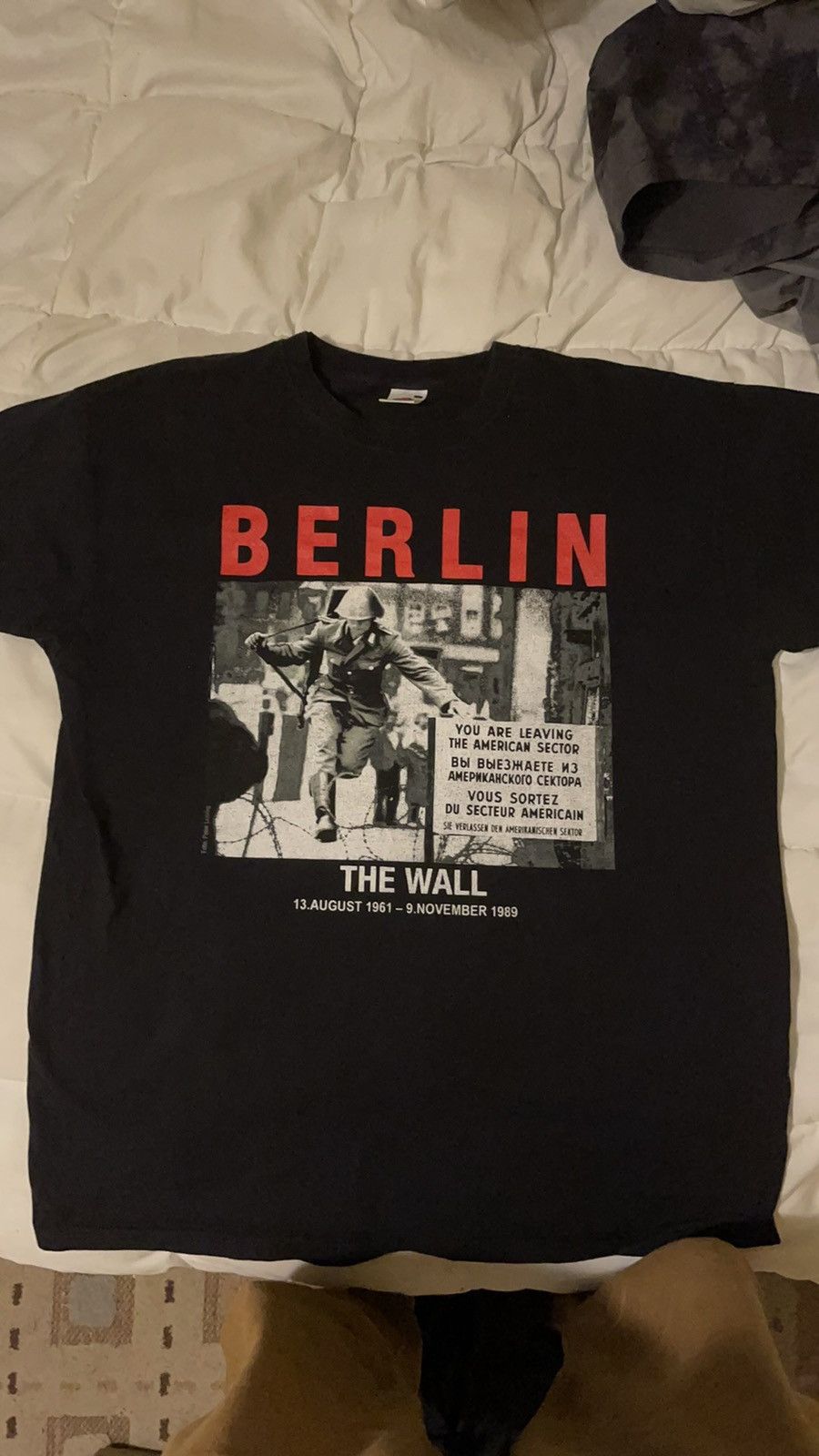 Pink Floyd Berlin Wall shirt THE WALL Grailed