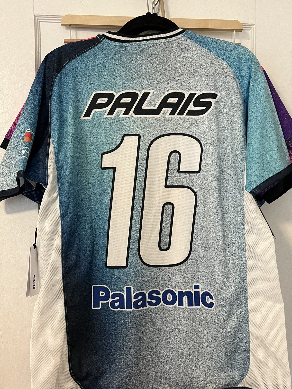 Palace Multi Option Footie Jersey Blue | Grailed